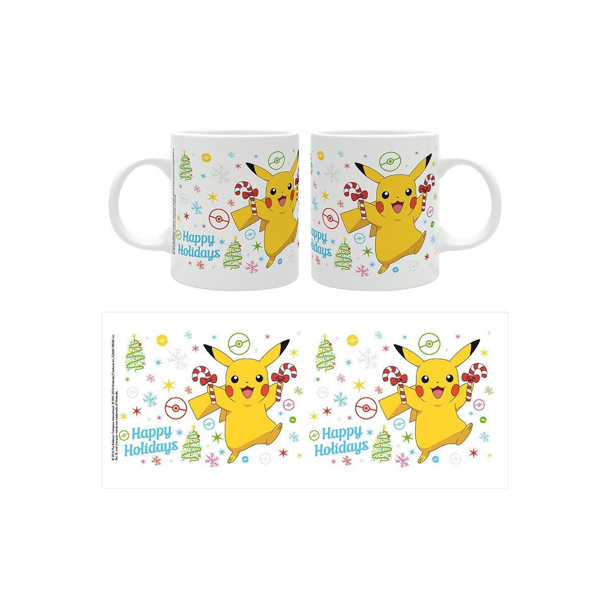 POKEMON - Mug - 320 ml - Pikachu Christmas - ABYSTYLE - TAZZE - td-toys.it