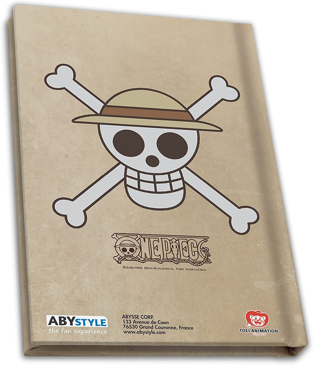 ONE PIECE - Pck Mug320ml + KeyringPVC + Notebook wanted Luffy M