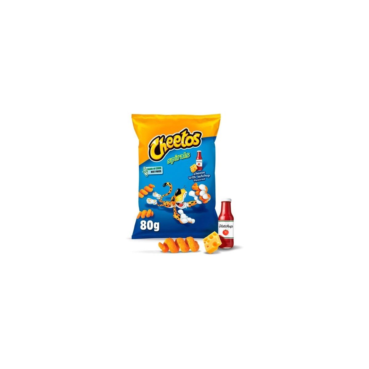 Cheetos Cheese & Ketchup Spirals (80g) - - SNACK - td-toys.it