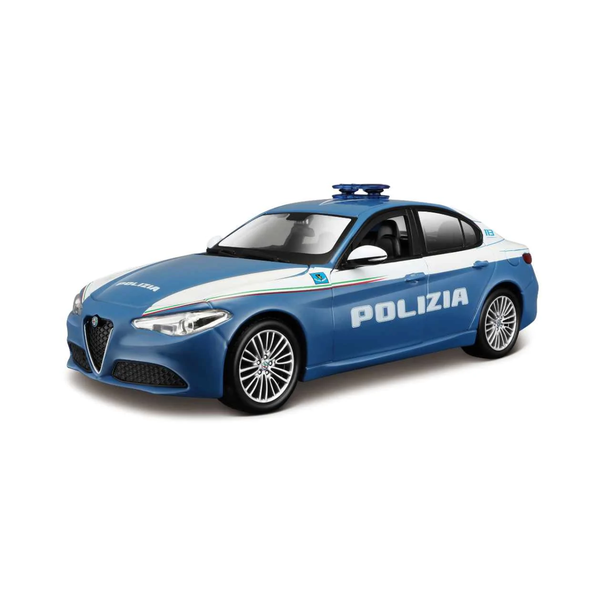 Alfa Romeo Giulia 2016 Polizia - 1:24 - BURAGO - MODELING - td-toys.it