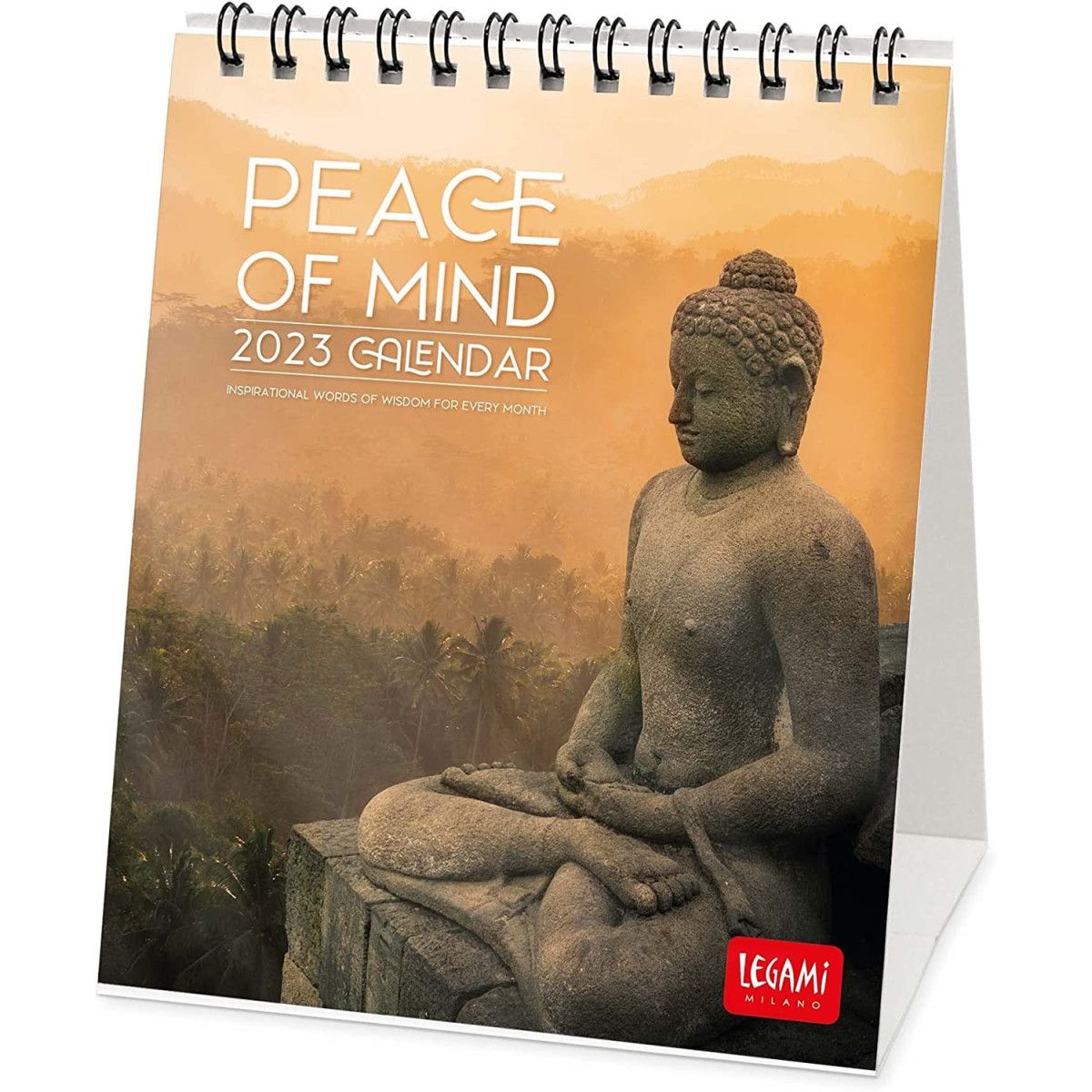 CALENDARIA DA PARETE - 2023 WALLCALENDAR - PEACE OFMIND - 12X14,5- APHORISMS - LEGAMI MILANO - LEGAMI MILANO - td-toys.it