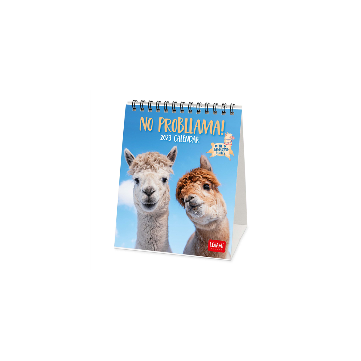 WALLCALENDAR 2023 - NO PROBLEM! 12X14,5 - ANIMALS - LEGAMI MILANO - LEGAMI MILANO - td-toys.it