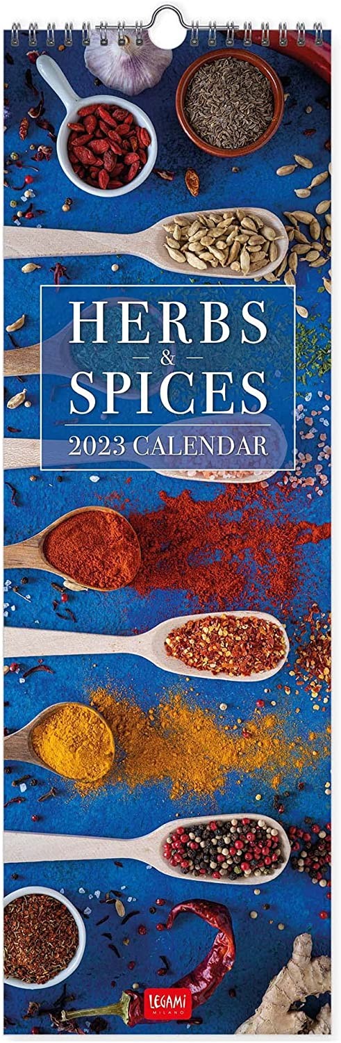 Legami Calendario da Parete 2024 16 x 49 Cm Herbs & Spices