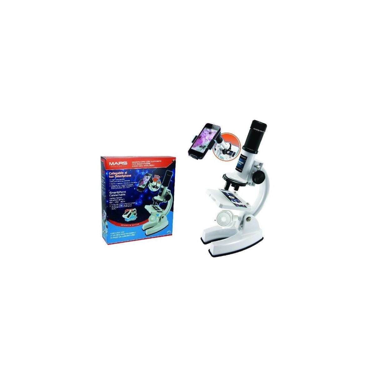 MARS - MICROSCOPIO WITH SMARTPHONE SUPPORT - O.D.S. - EDUCATIONAL - td-toys.it