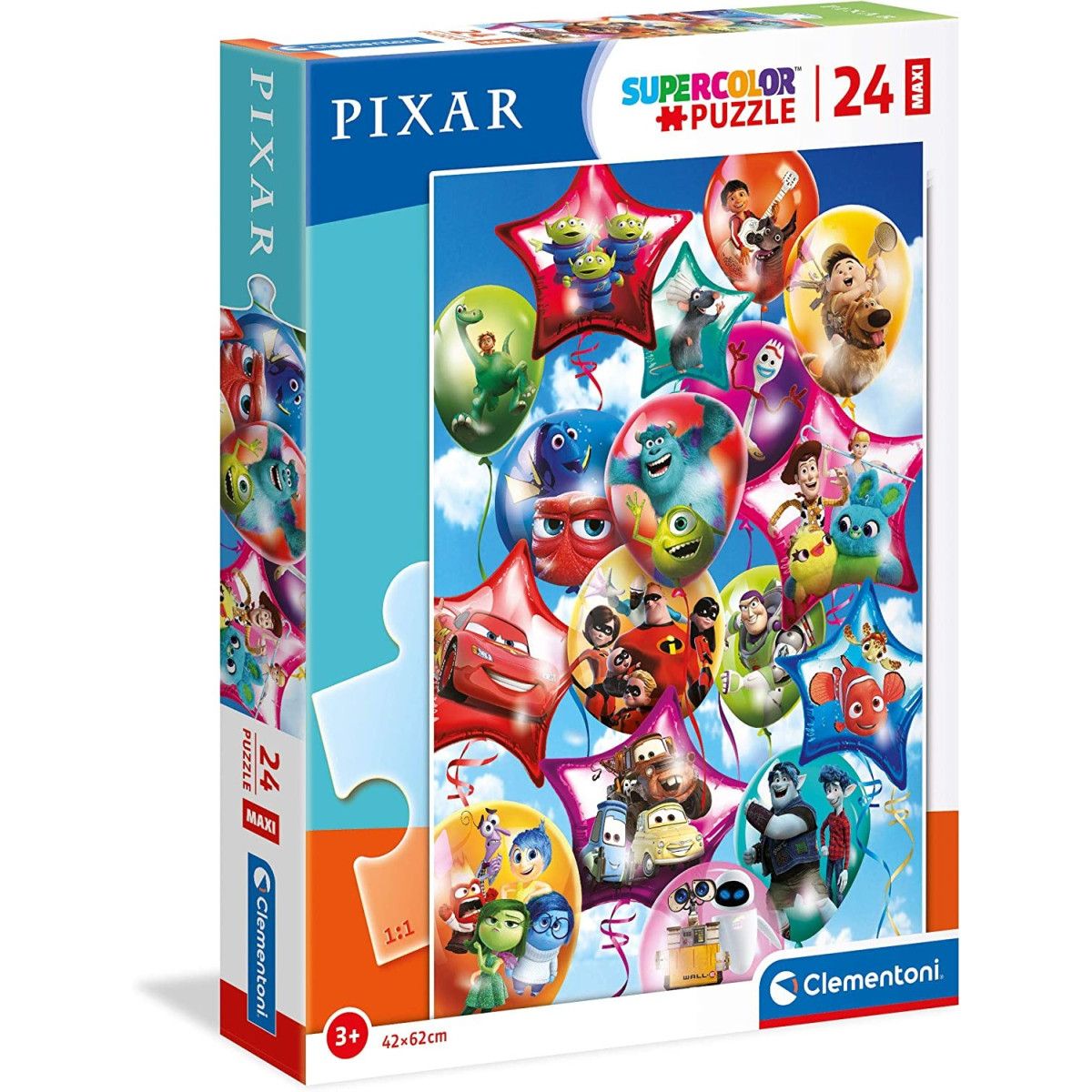 PZL 24 MAXI PIXAR PARTY - Clementoni - PUZZLE - td-toys.it