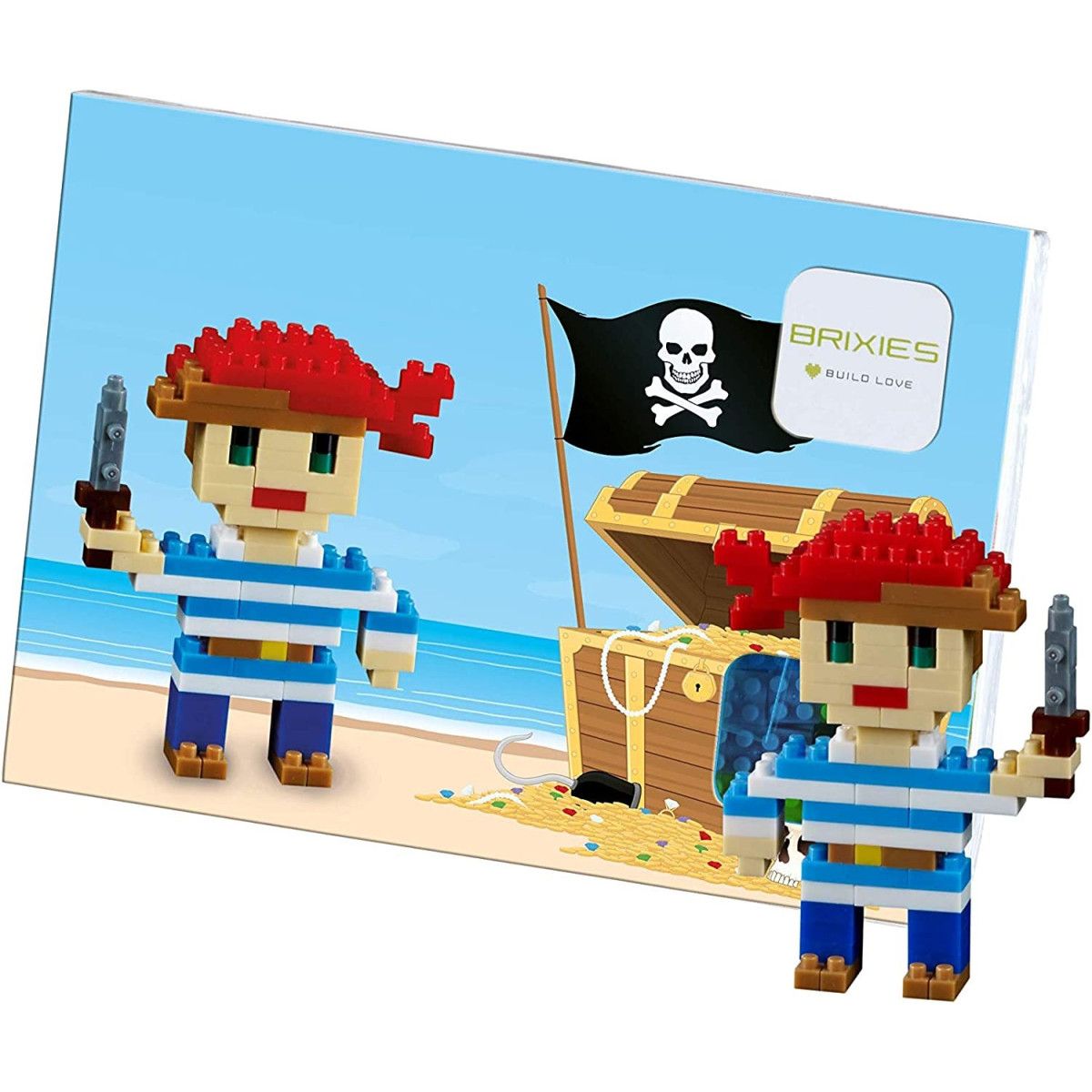 Brixies - Cartolina pirata - 76 pz. - BRIXIES - CREATIVI - td-toys.it