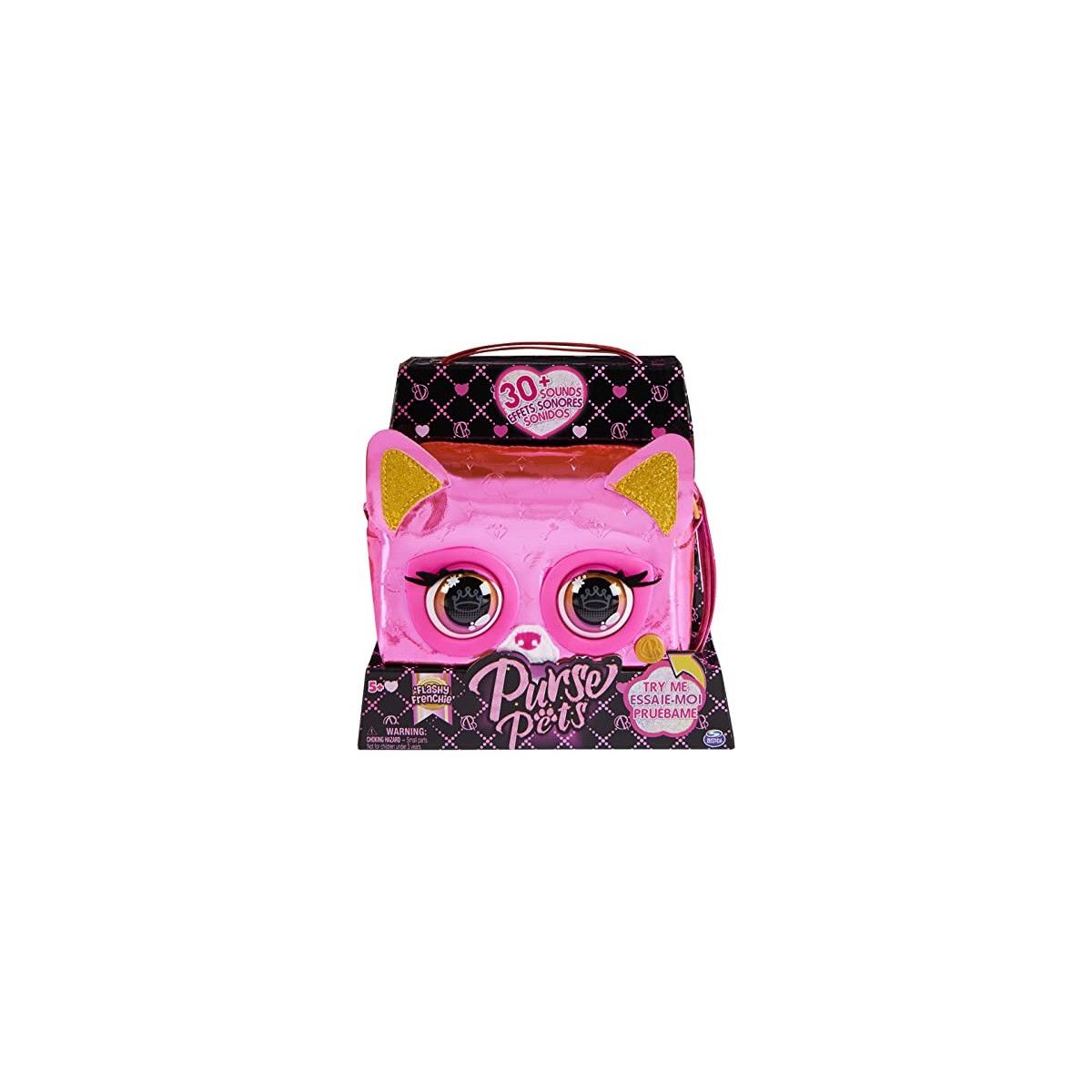 SPIN MASTER PURSE PETS BORSETTA INTERATTIVA METALLIC 6065589 - SPINMASTER - BAMBINA - td-toys.it