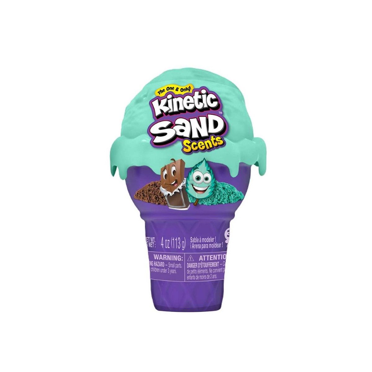 KINETIC SAND CONFEZIONE CONI GELATO ASSORTITO - SPINMASTER - CREATIVI - td-toys.it