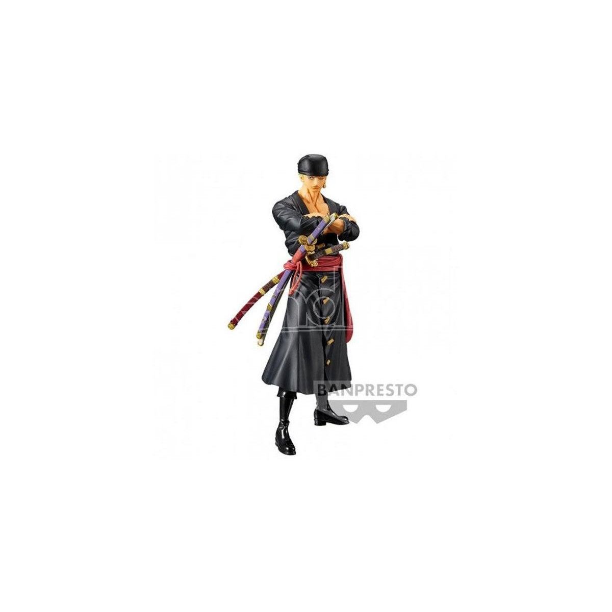 One Piece The Grandline Series Vol.5 Roronoa Zoro Figura 17cm Banpresto - BANDAI - ACTION FIGURES - td-toys.it