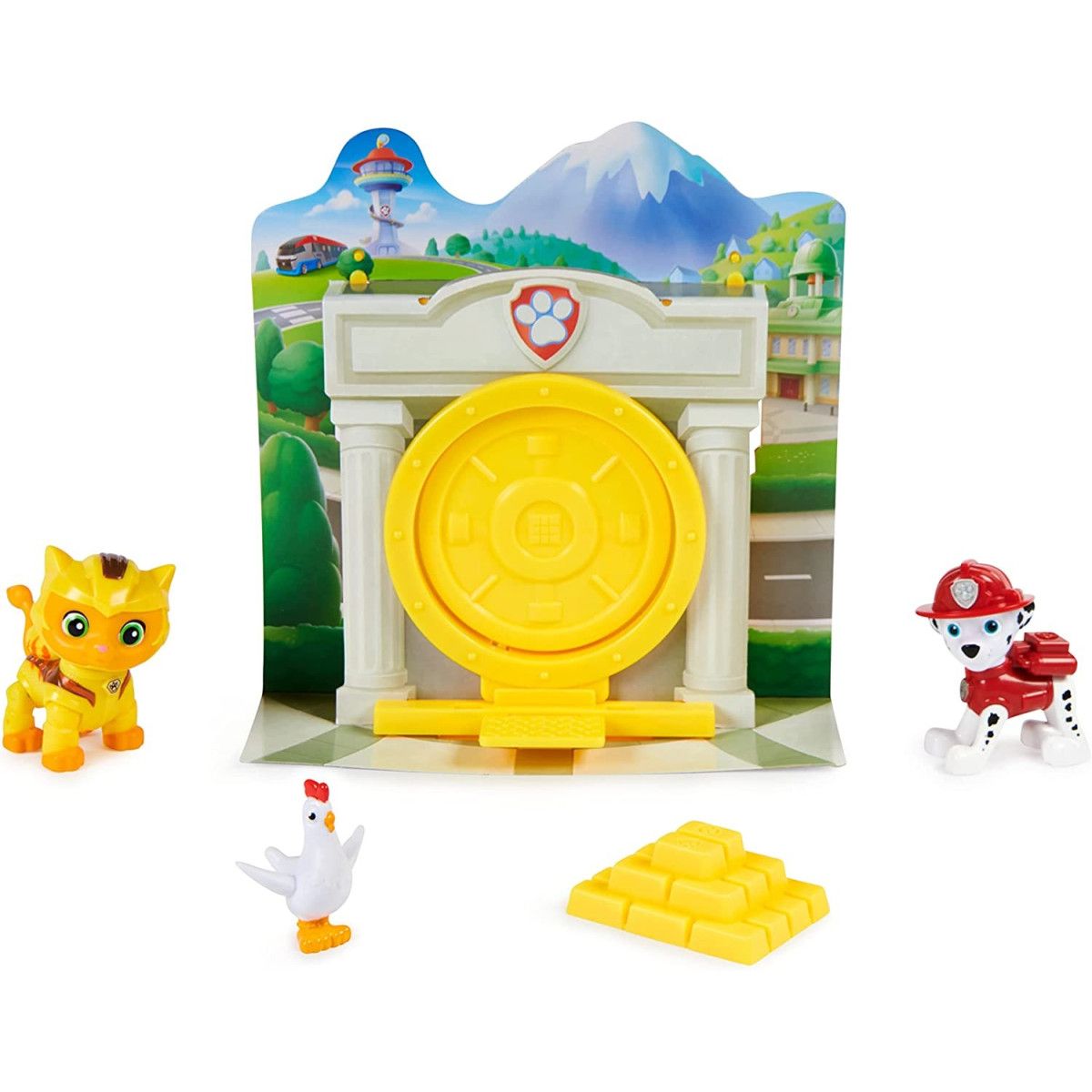 Paw patrol mini playset di salvataggio cat pack con 3 personaggi assortiti - SPINMASTER - UNISEX - td-toys.it