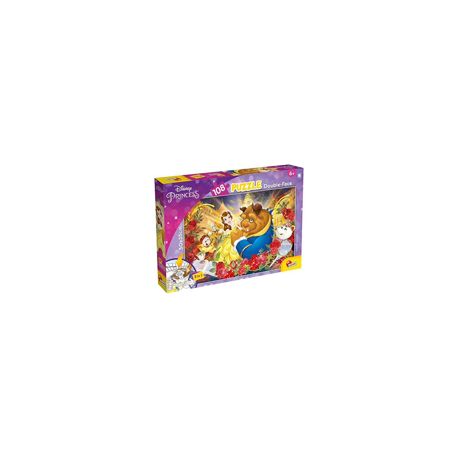 DISNEY DF PLUS 108 THE BEAUTY AND THE BEAST - LISCIANI GIOCHI - PUZZLE - td-toys.it