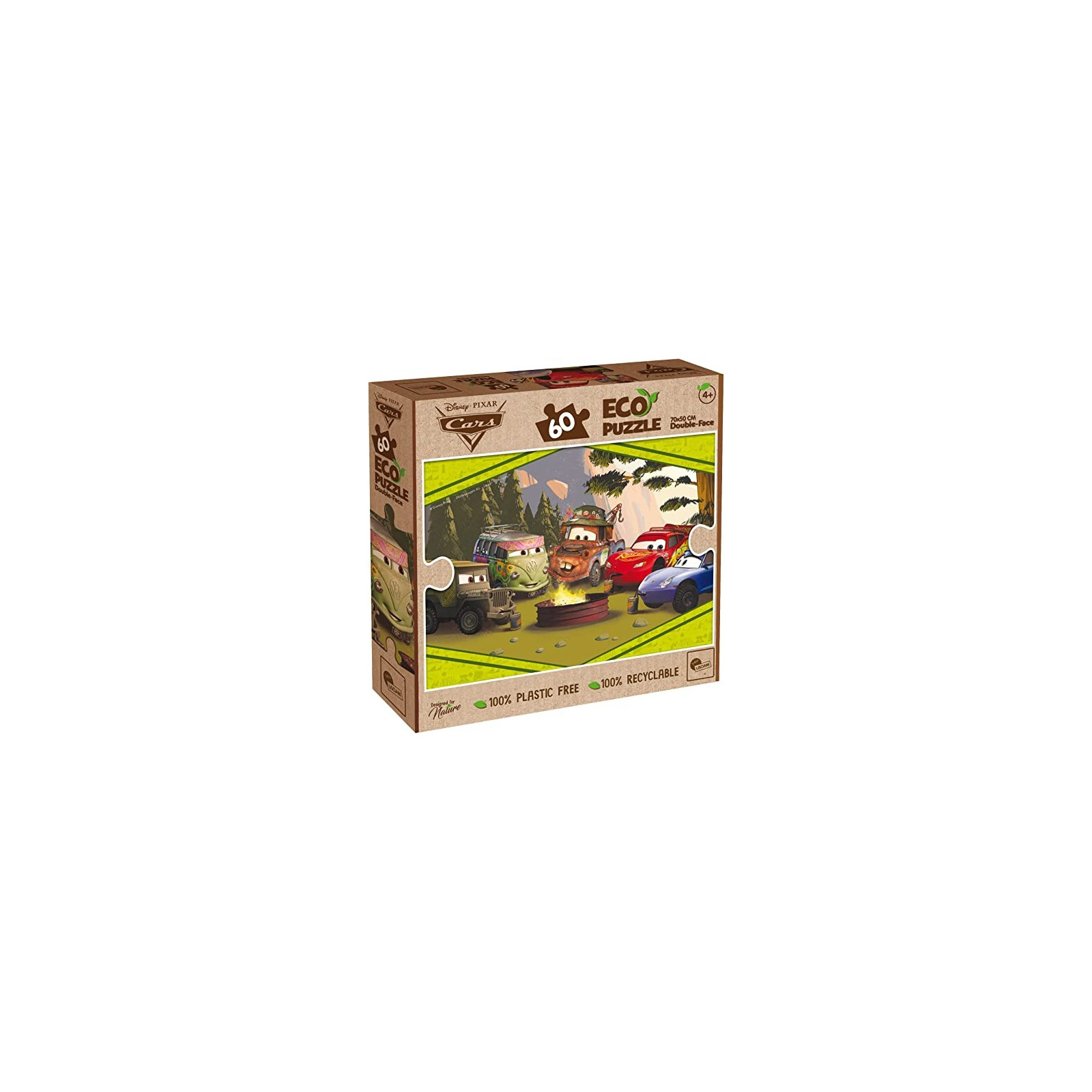 DISNEY ECO-PUZZLE DF CARS 60 - LISCIANI GIOCHI - PUZZLE - td-toys.it