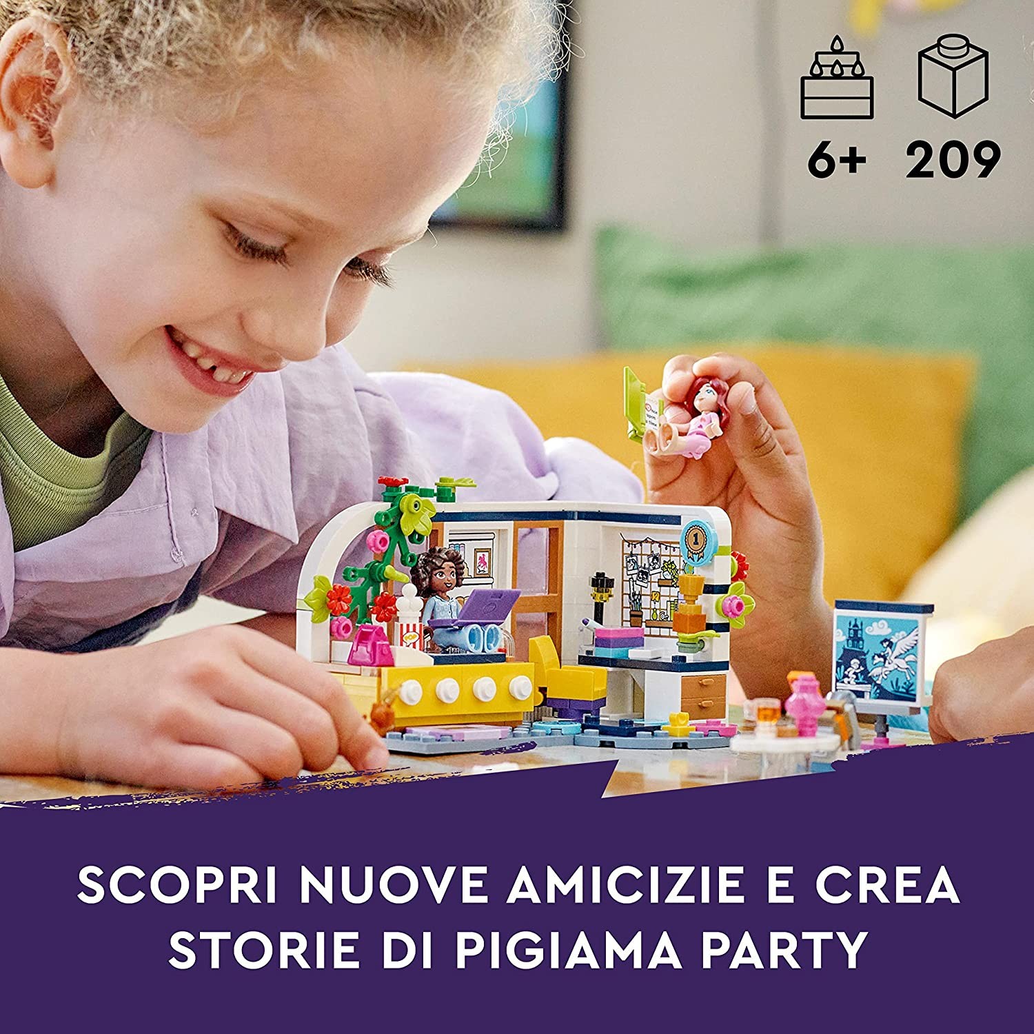 LEGO FRIENDS BEDROOM-2 41740 I bambini dai 6 anni in su possono or