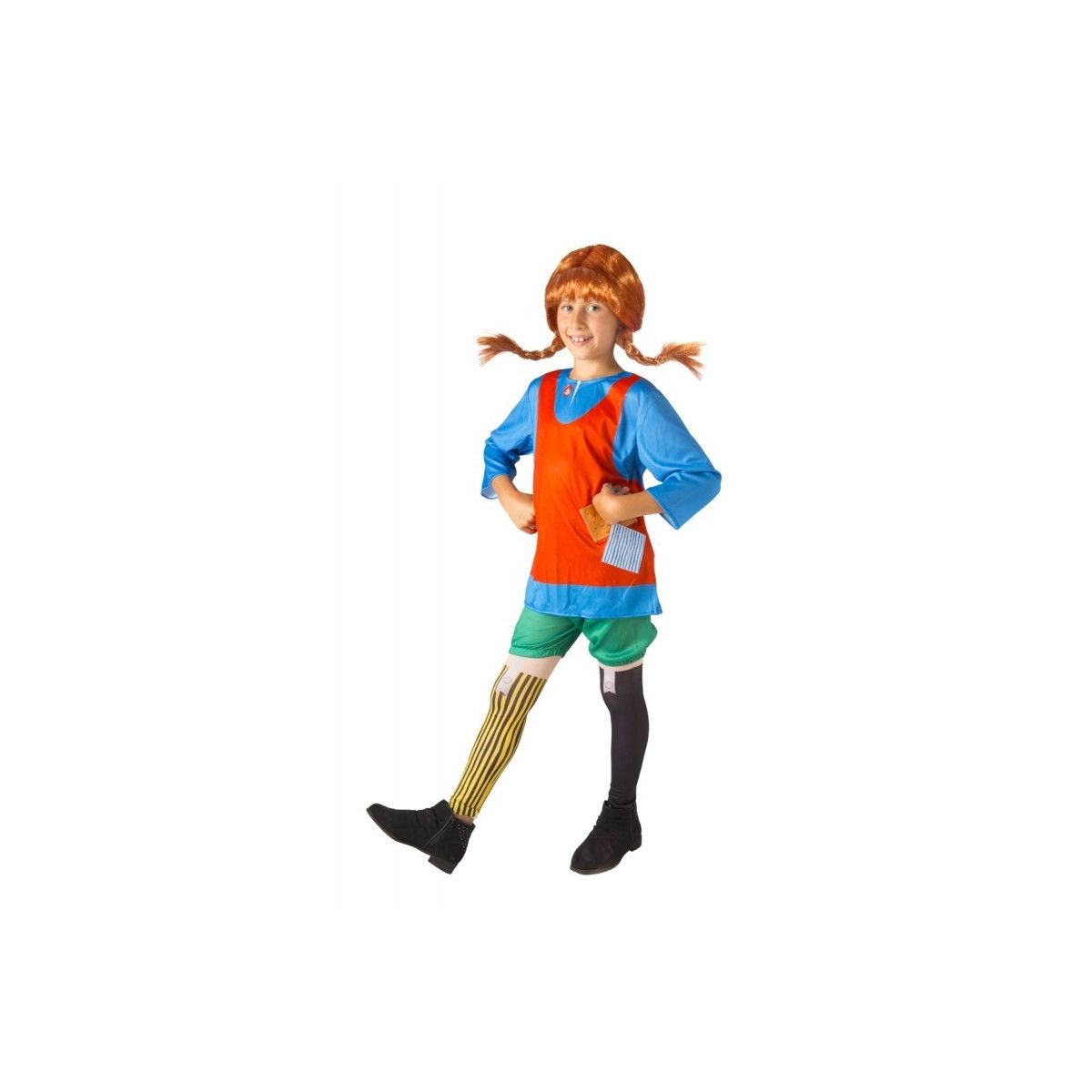 PIPPI CALZE LUNGHE IL COSTUME C/PARRUCCA 7/9 ANNI - ciao - COSTUMES - td-toys.it