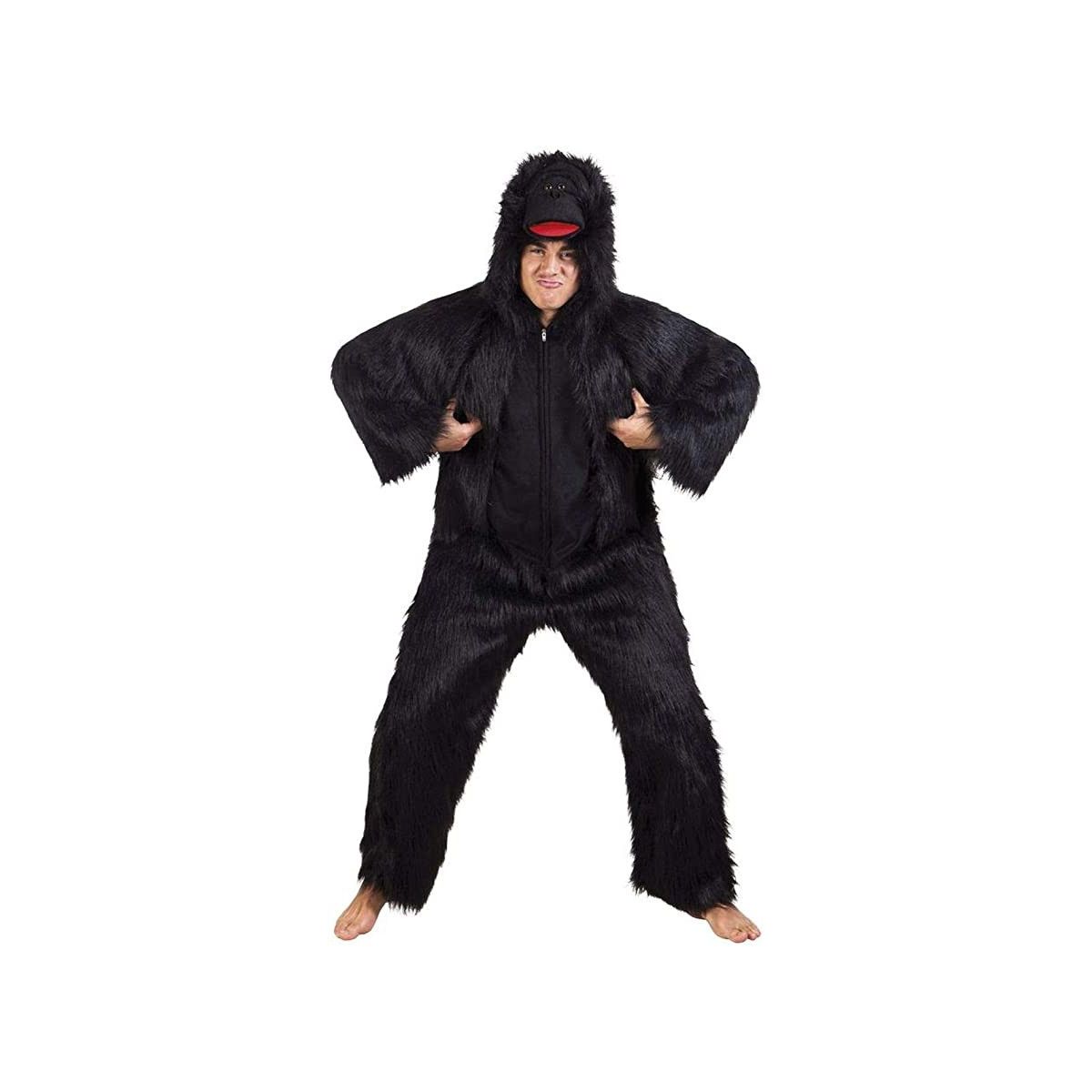 COSTUME PELUCHE MASCOTTE GORILLA ADULTO TG UNICA H MAX 1.95 - ciao - COSTUMES - td-toys.it