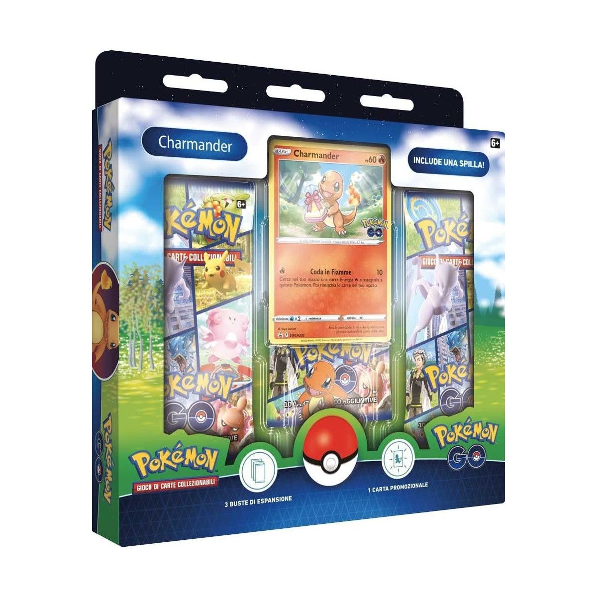 Pokemon Go Collezione con Spilla Bulbasaur Charmander Squirtle - THE POKEMON COMPANY INTERNATIONAL - BOARD GAMES' - td-toys.it