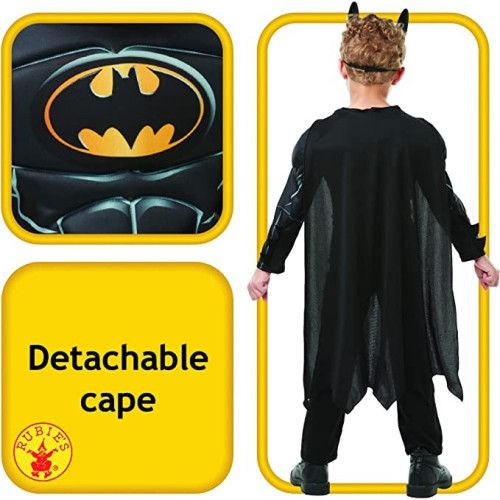 VESTITO BATMAN BLACK CORE LUSSO PER BAMBINI