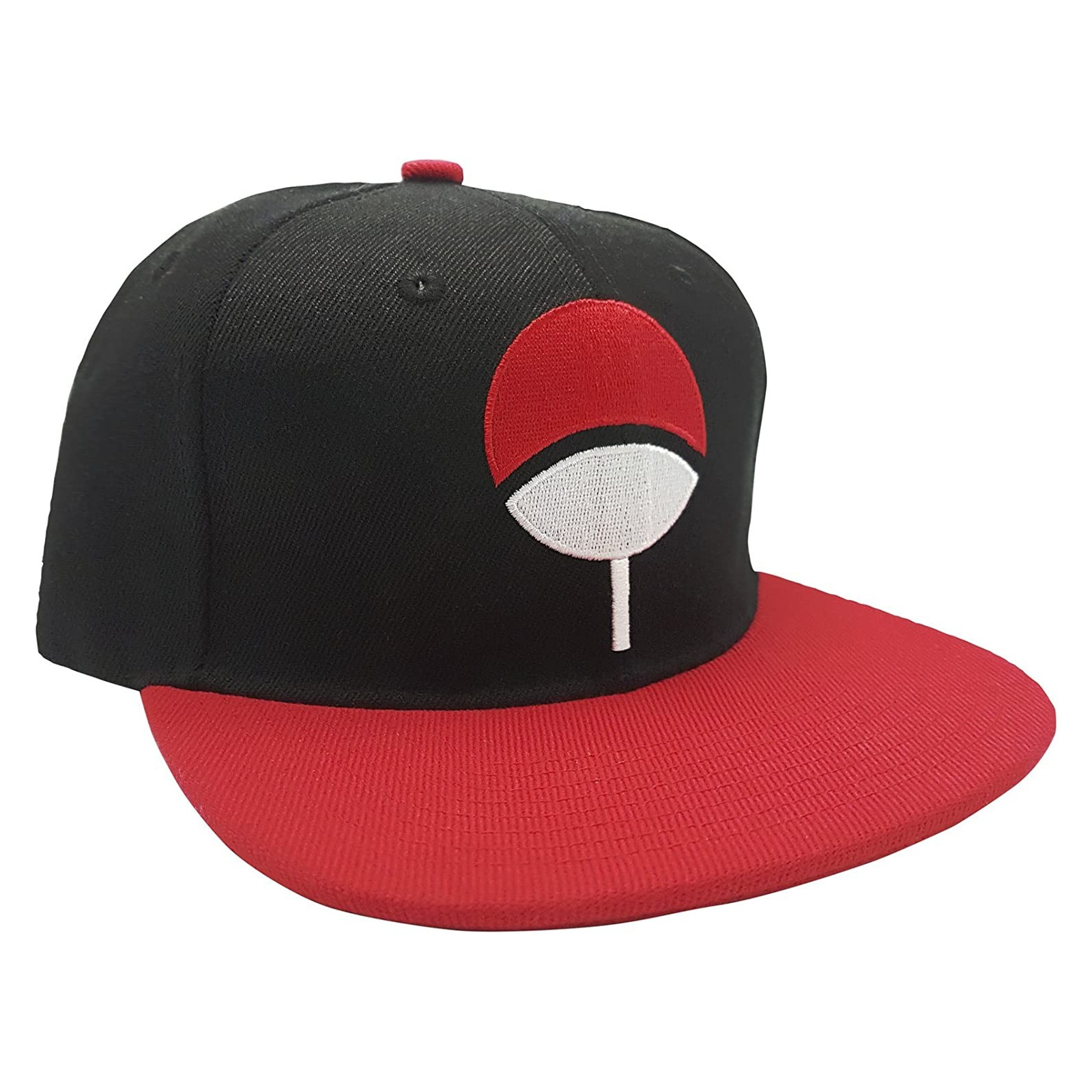 NARUTO SHIPPUDEN - Snapback Cap - Black & Red - Uchiha - ABYSTYLE - HAIR - td-toys.it