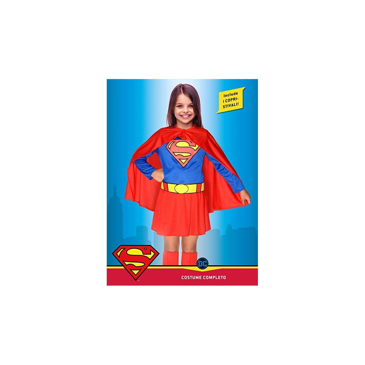 SUPERGIRL FASHION COSTUME 8/10 anni - ciao - COSTUMES - td-toys.it