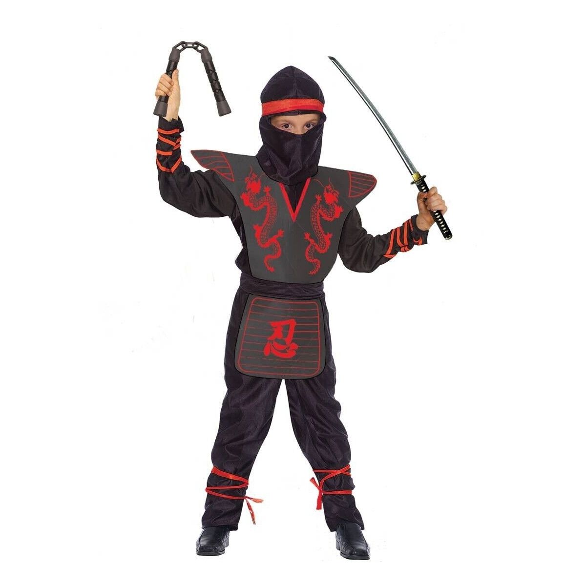 NINJA FIGHTER COSTUME TG L 7/9 anni - ciao - COSTUMI - td-toys.it