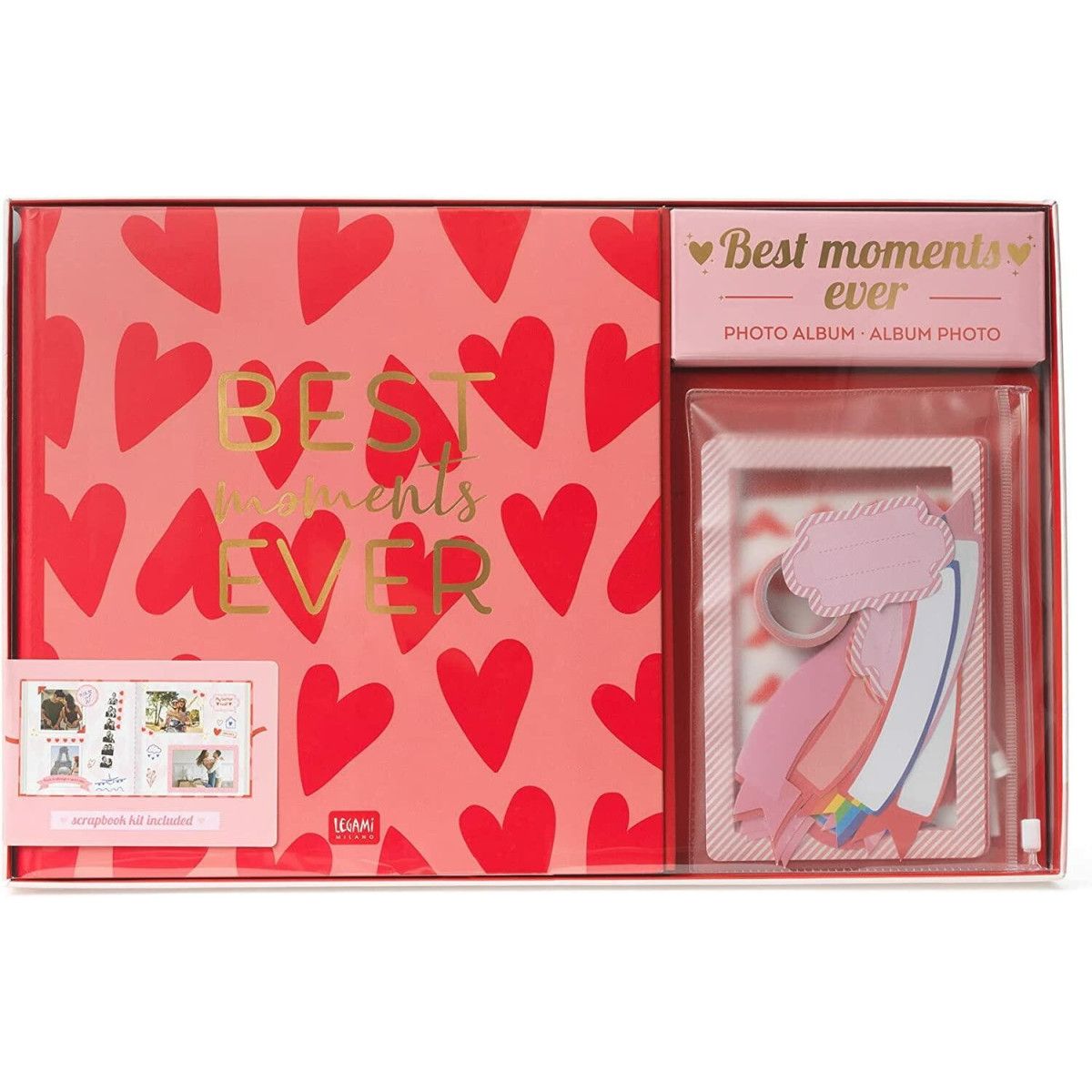 ALBUM FOTOGRAFICO - BEST MOMENTS EVER -HEART - LEGAMI MILANO - LEGAMI MILANO - td-toys.it