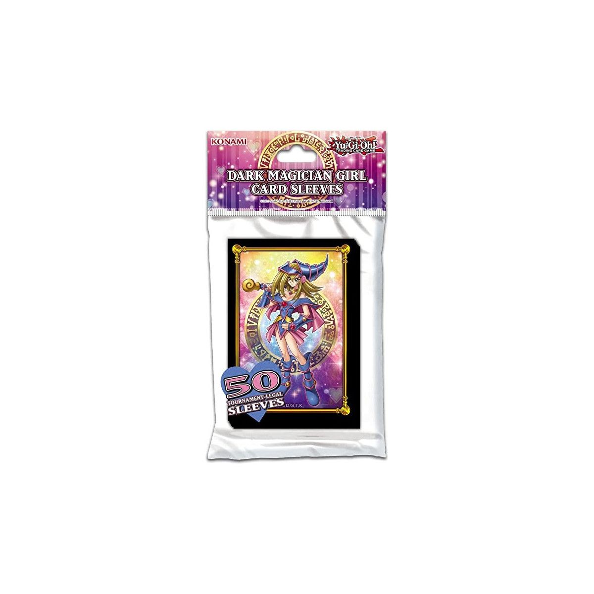 Yu-Gi-Oh! Proteggi Carte 50 Bustine Dark Magician Girl - KONAMI - BOARD GAMES' - td-toys.it