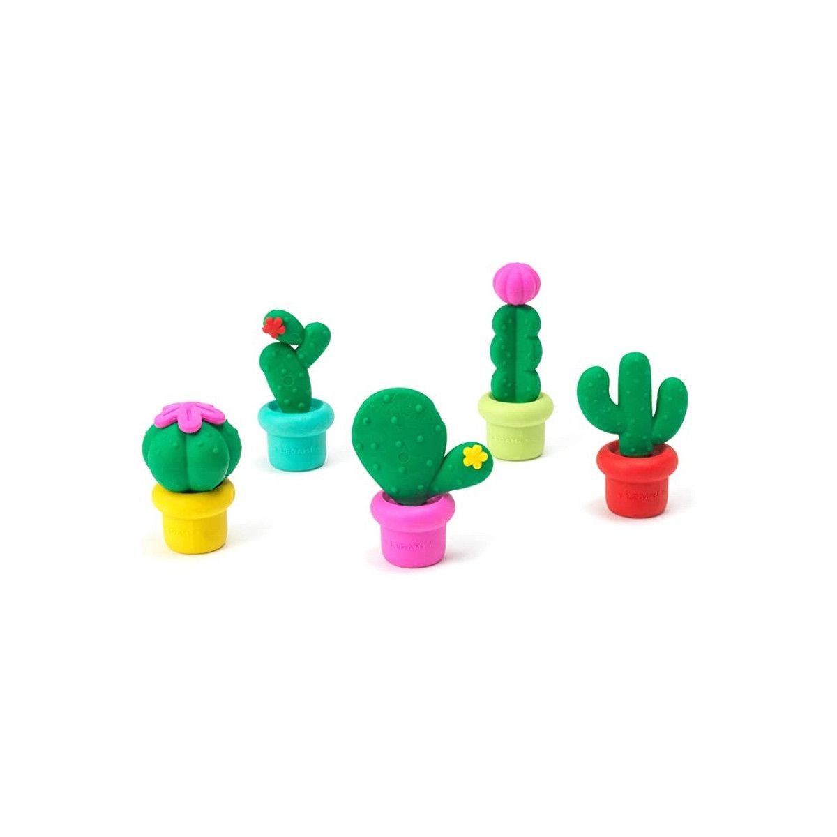 SET DI 5 GOMME PROFUMATE - FREEHUGS - CACTUS - LEGAMI MILANO - LEGAMI MILANO - td-toys.it