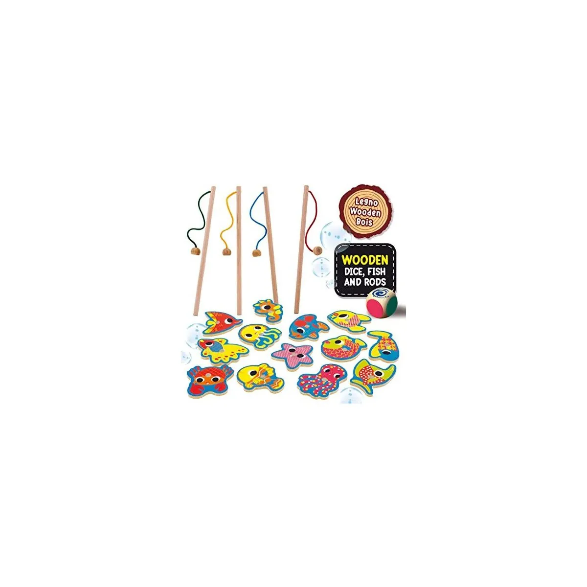 TD Toys|MONTESSORI LEGNO FISH FUN8008324098354