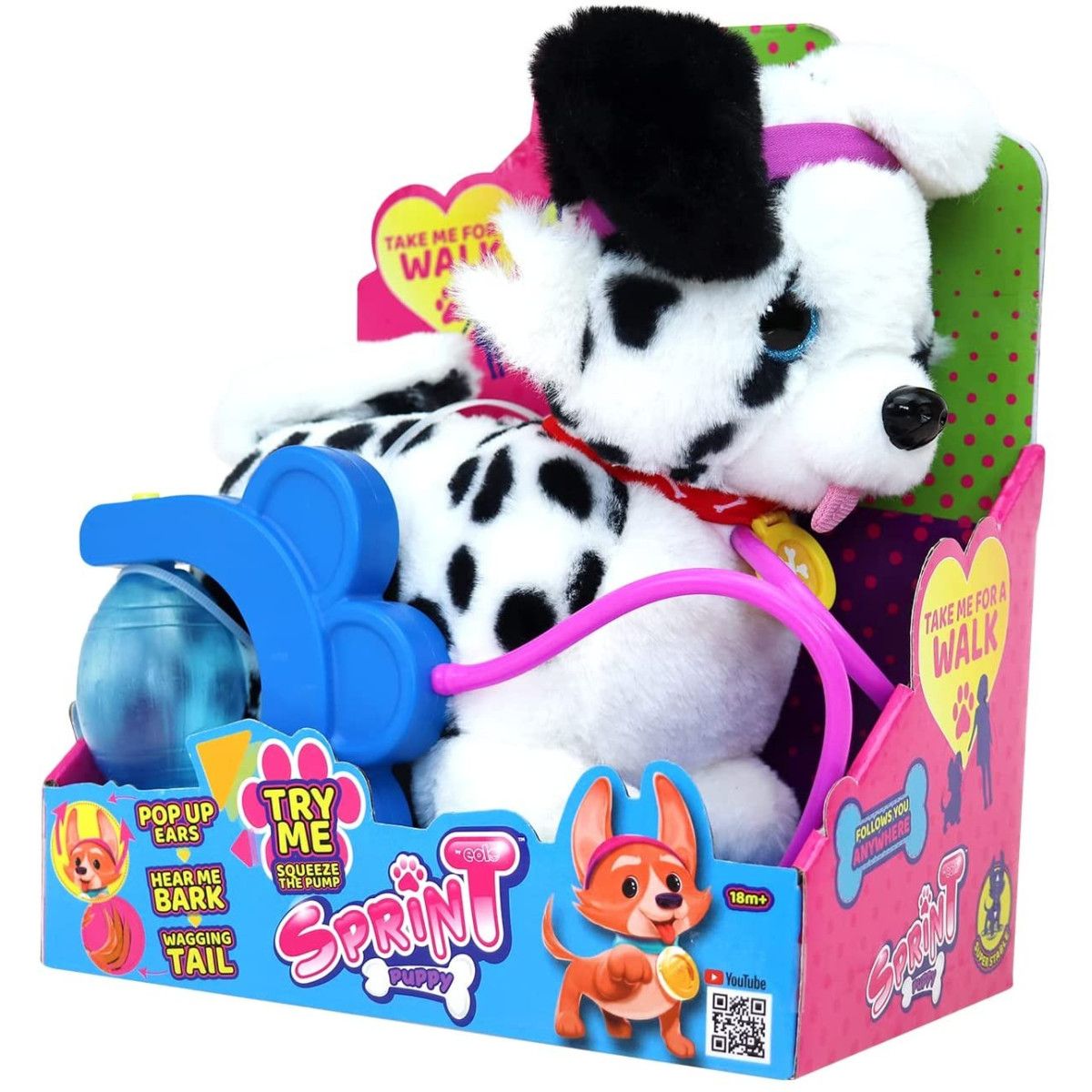 SPRINT PET GUINZAGLIO DALMATA - - BAMBINA - td-toys.it