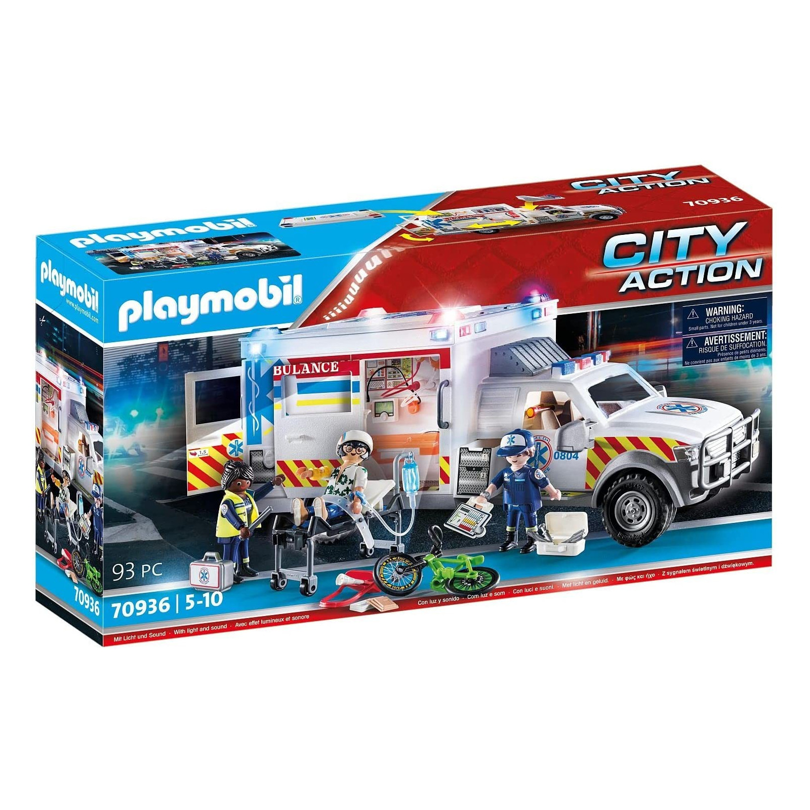 70936 ER: O Ambulance - PLAYMOBIL - PLAYMOBIL - td-toys.it