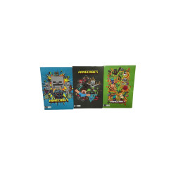 Maxi Quaderno A4 +30% di fogli quadretto piccolo 4mm Minecraft Funtage