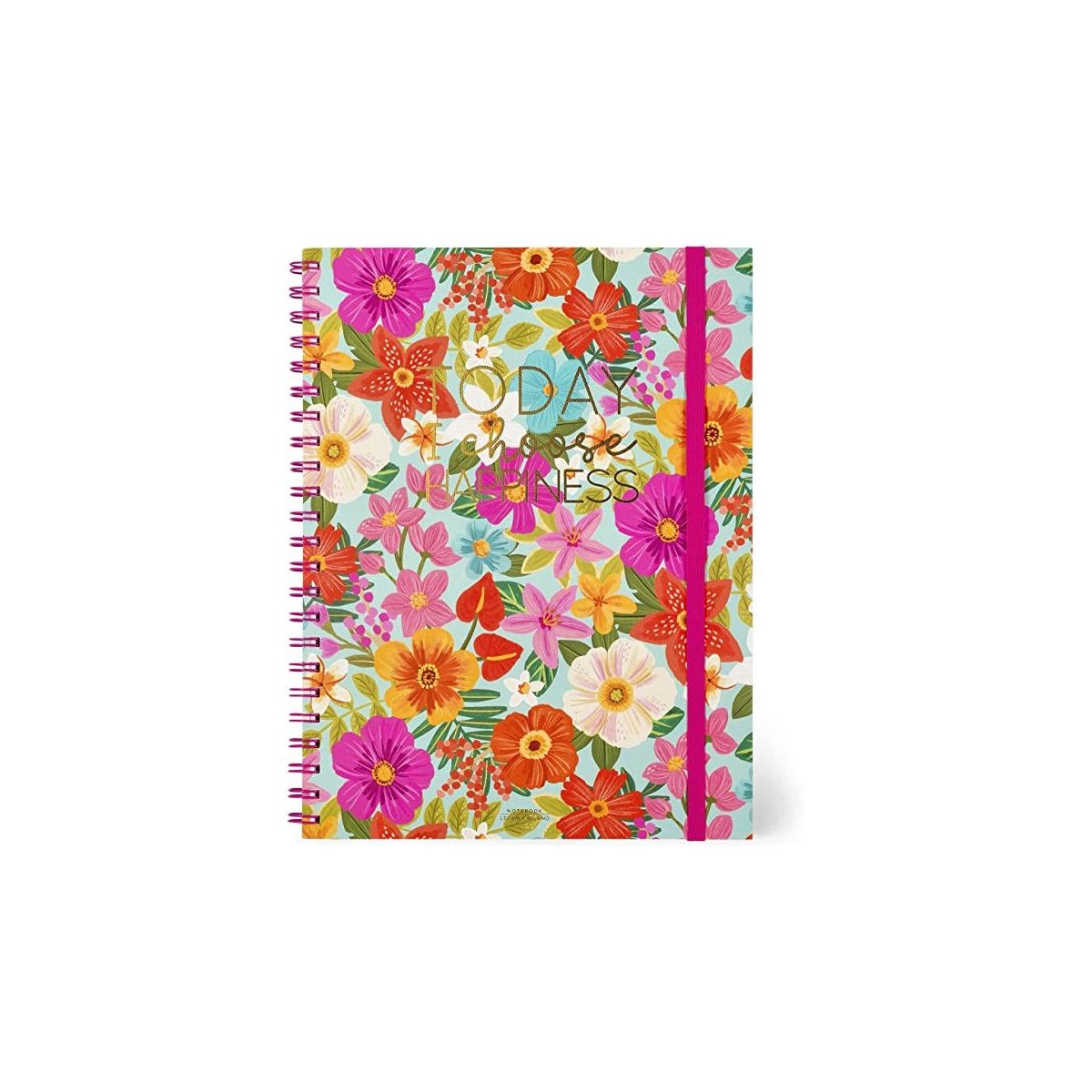 QUADERNO SPIRALATO 3 IN 1 - MAXI TRIO SPIRALNOTEBOOK - FLOWERS-LEGAMI MILANO