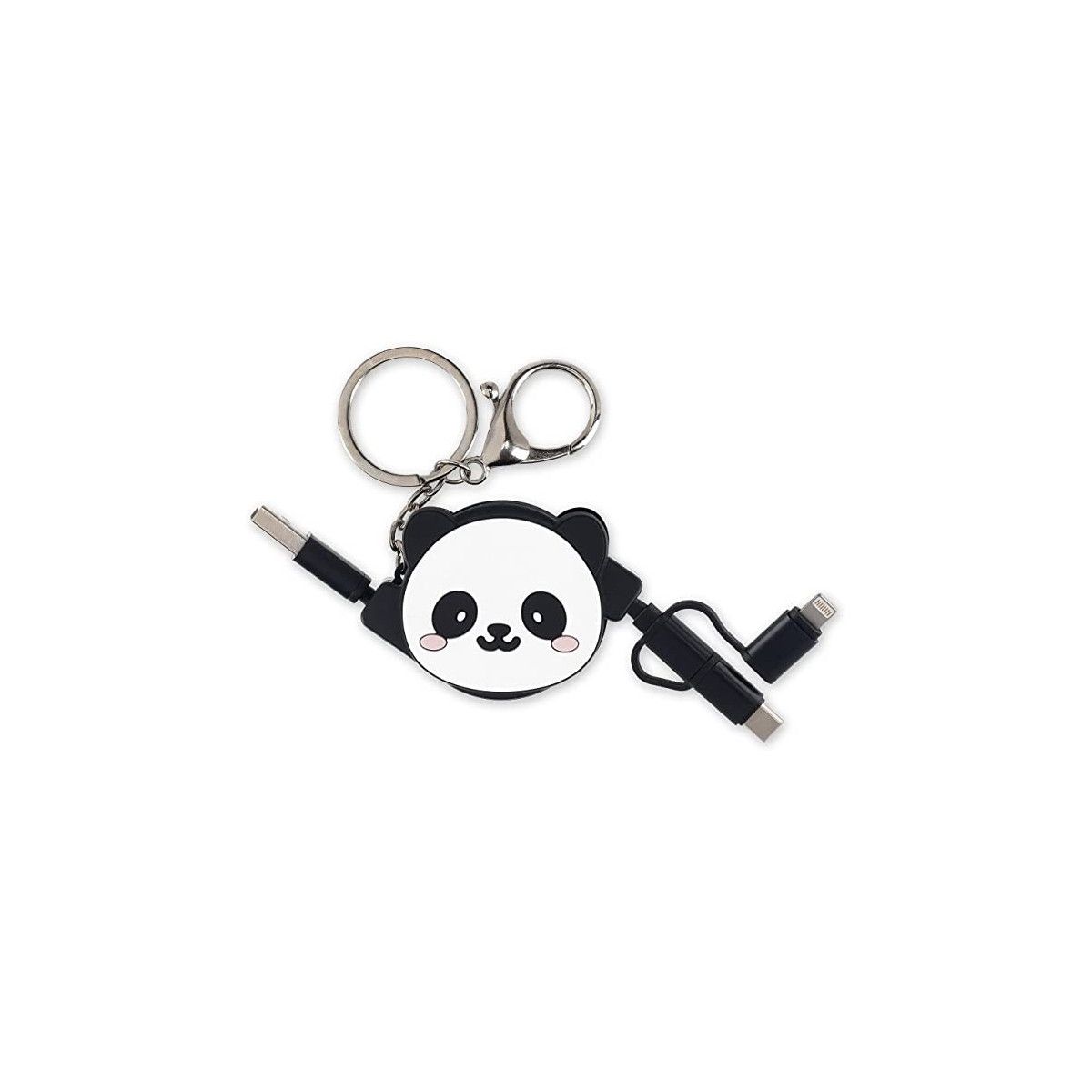 CAVO RICARICA 3 IN 1 RETRAT. - CHARGE 'NROLL - PANDA - LEGAMI MILANO - LEGAMI MILANO - td-toys.it