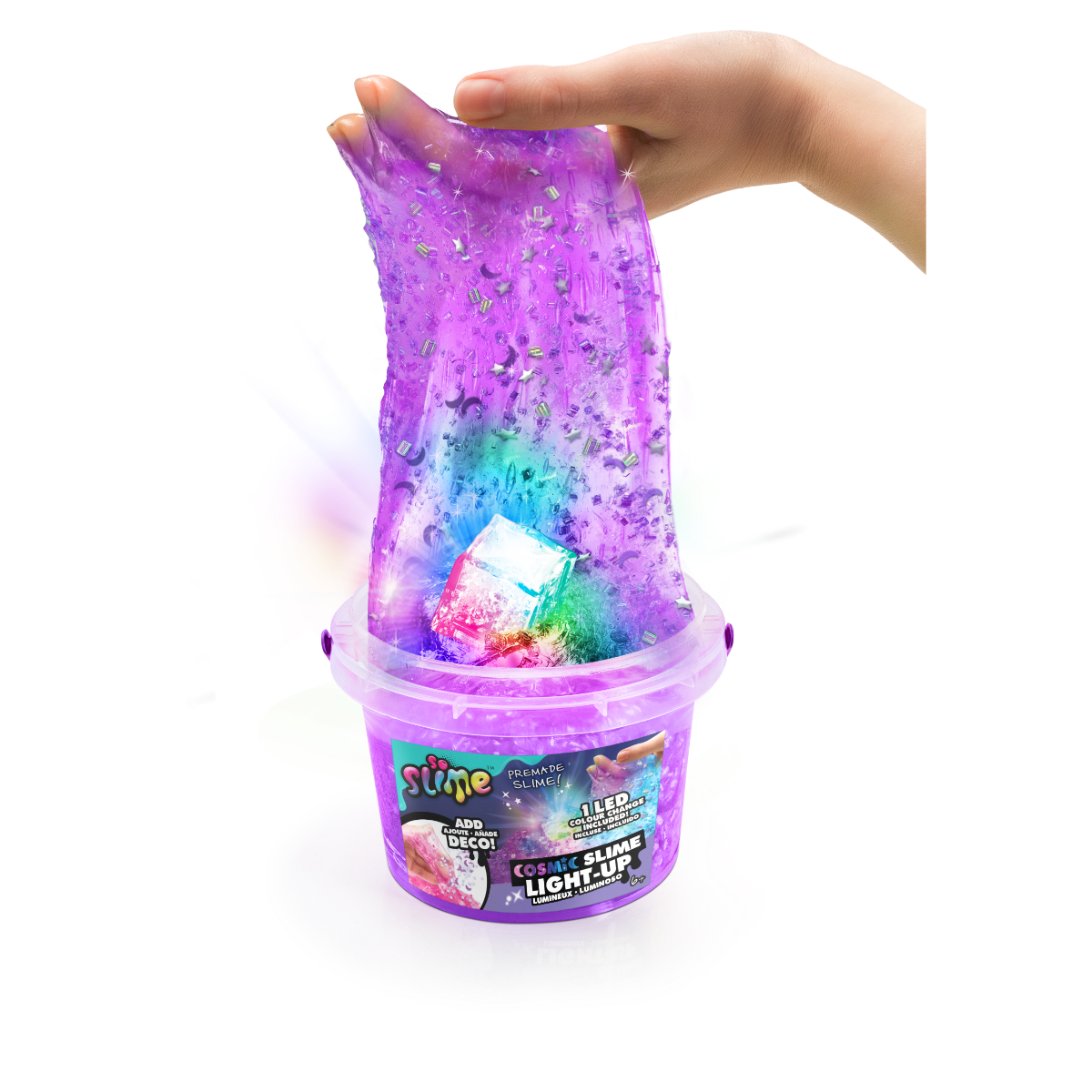 SO SLIME LIGHT-UP BUCKET colori Assortiti - - BAMBINA - td-toys.it