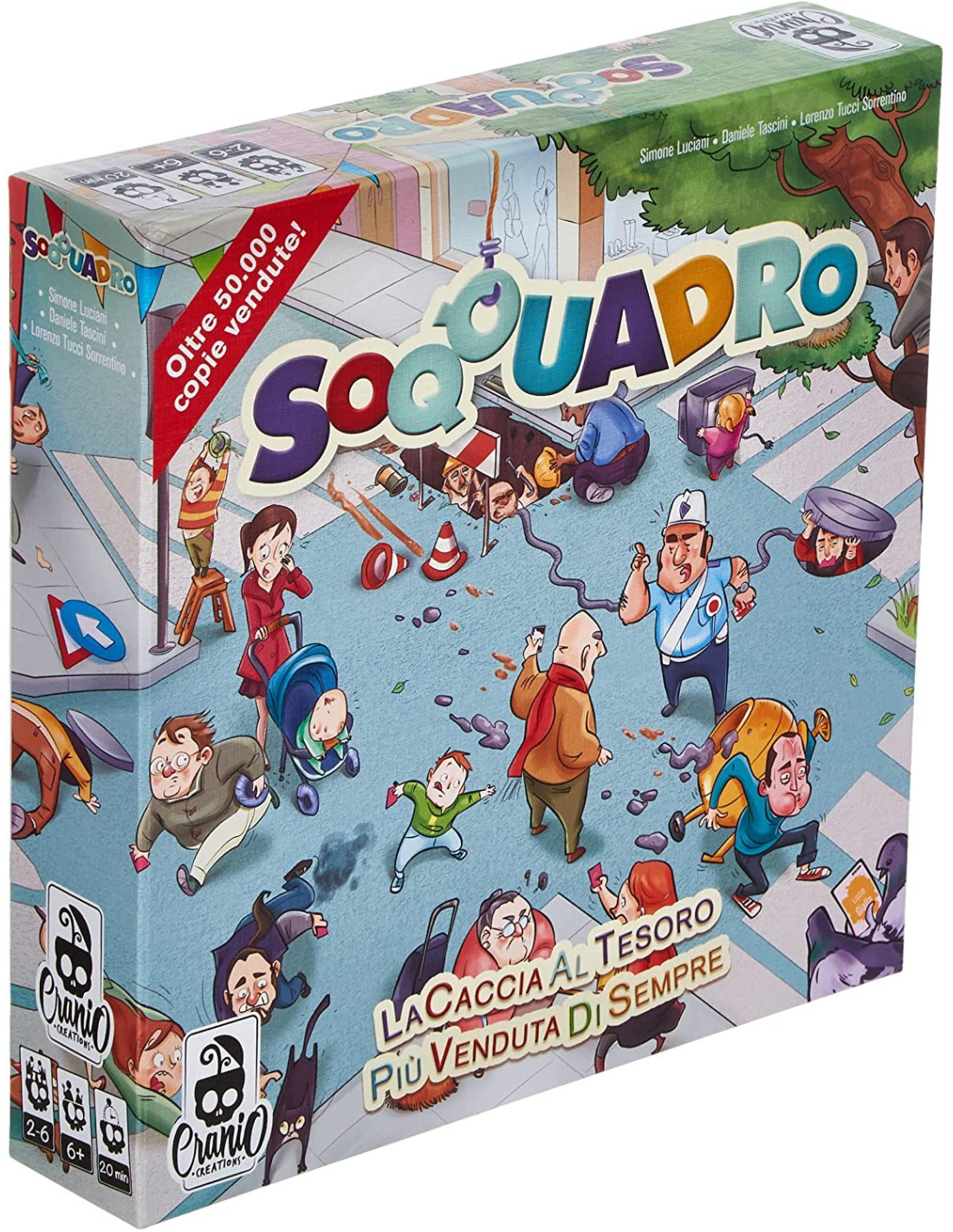 Soqquadro (6+) - Cranio Creation - GIOCHI DI SOCIETA' - td-toys.it