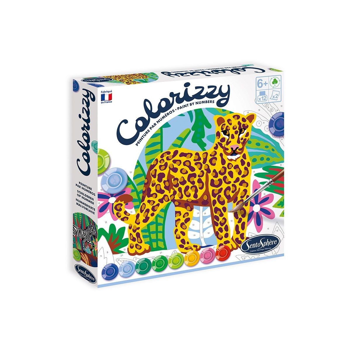 Sentosphère - Colorizzy - Zebre & Leopard - Sentosphère - CREATIVI - td-toys.it