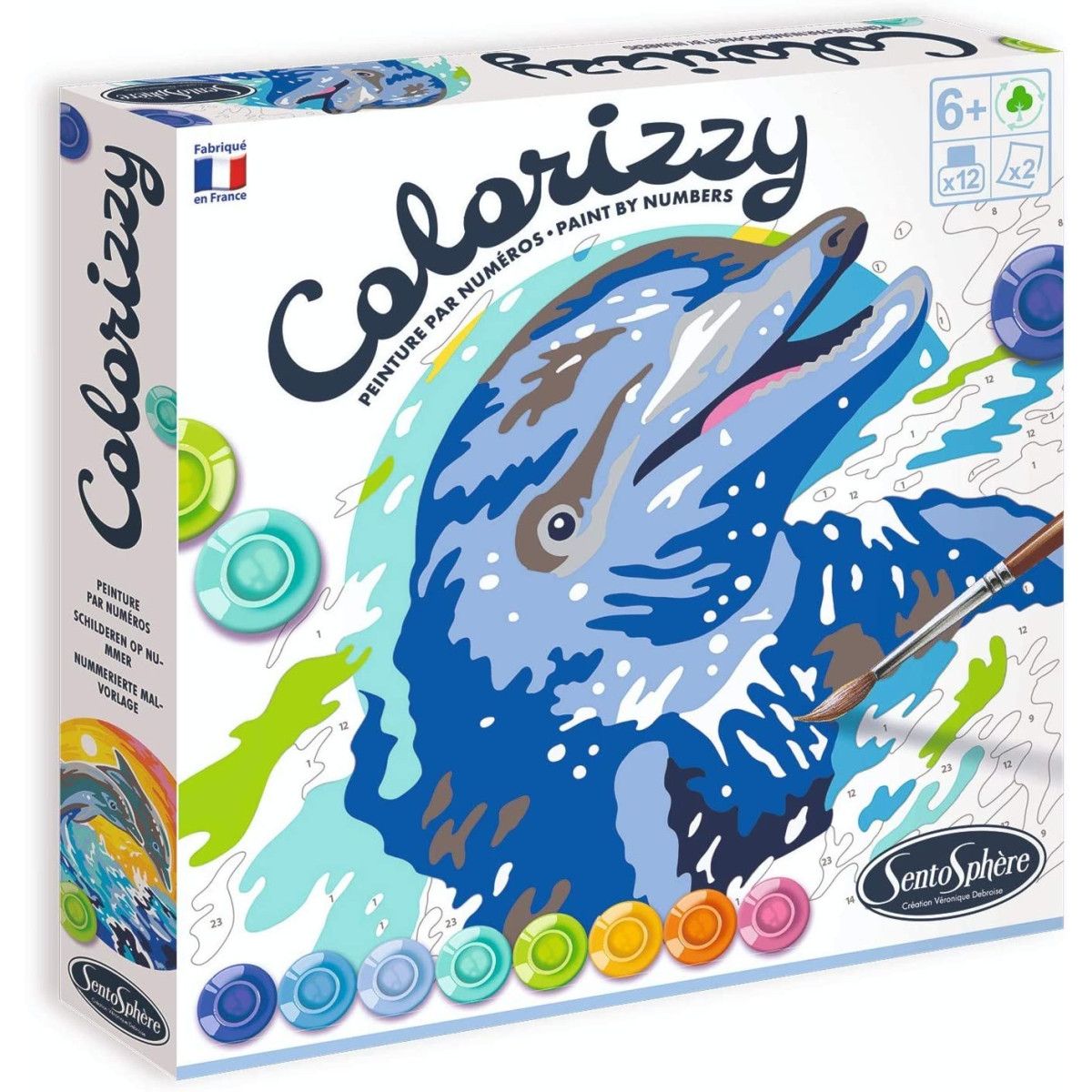 Sentosphère - Colorizzy - Dauphins - Sentosphère - CREATIVI - td-toys.it