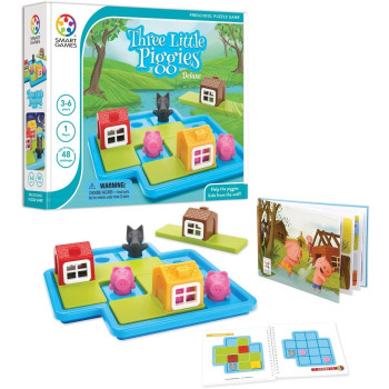 Smart Games - I Tre Piccoli Porcellini (con libro della fiaba incluso) - Italian Version - Smart Games - BOARD GAMES' - td-to...