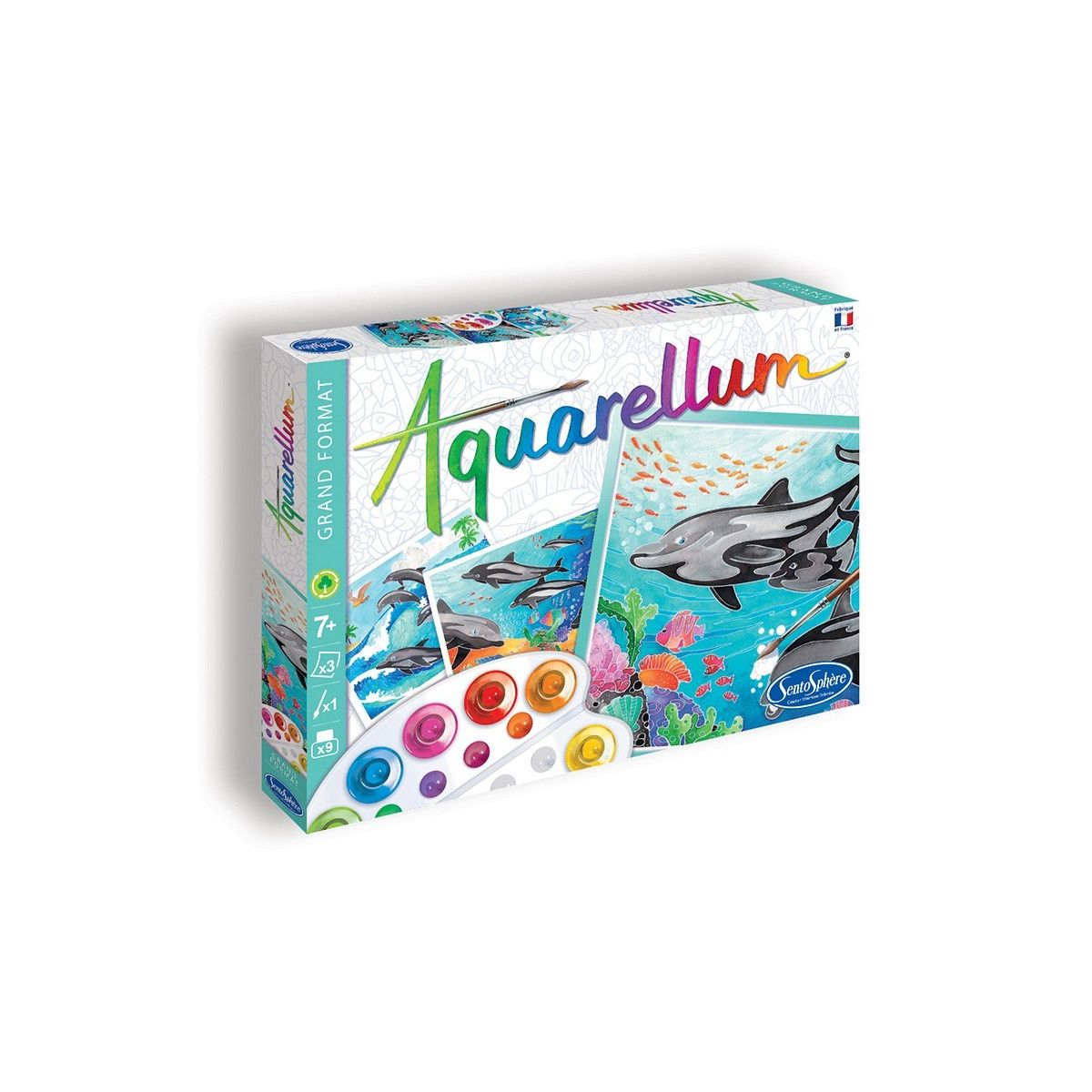 Sentosphère - Aquarellum - Dauphins - Sentosphère - GIOCHI DI SOCIETA' - td-toys.it