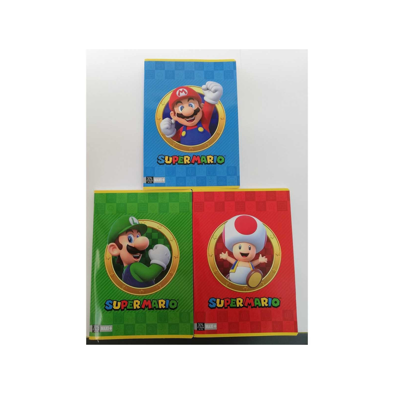 QUADERNO MAXI + 30% B SUPERMARIO - FRANCO COSIMO PANINI - SCOLASTICO - td-toys.it