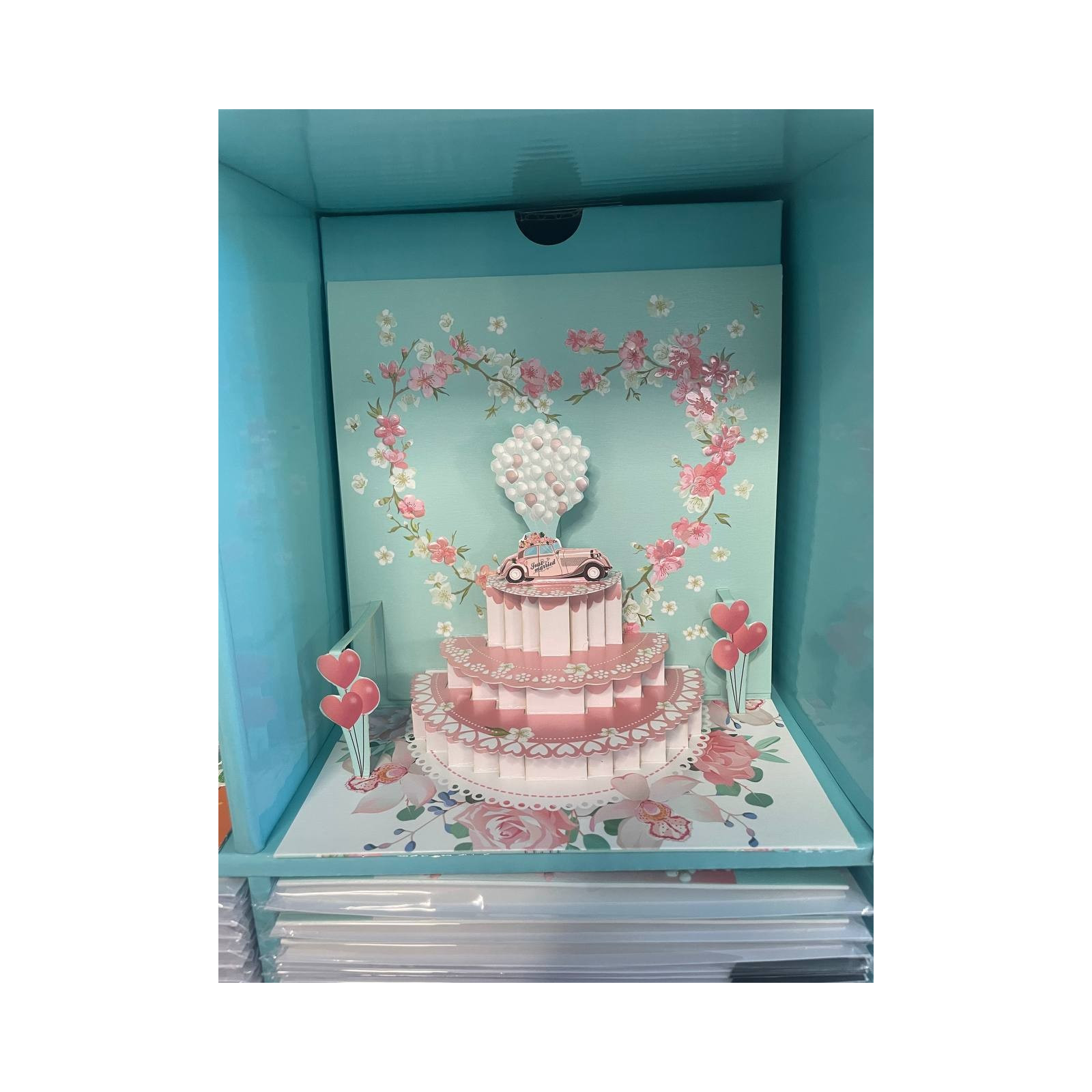 BIGL.3D EDAY POPUP SQUARE WEDDING CAKE - FRANCO COSIMO PANINI - BIGLIETTI AUGURALI - td-toys.it