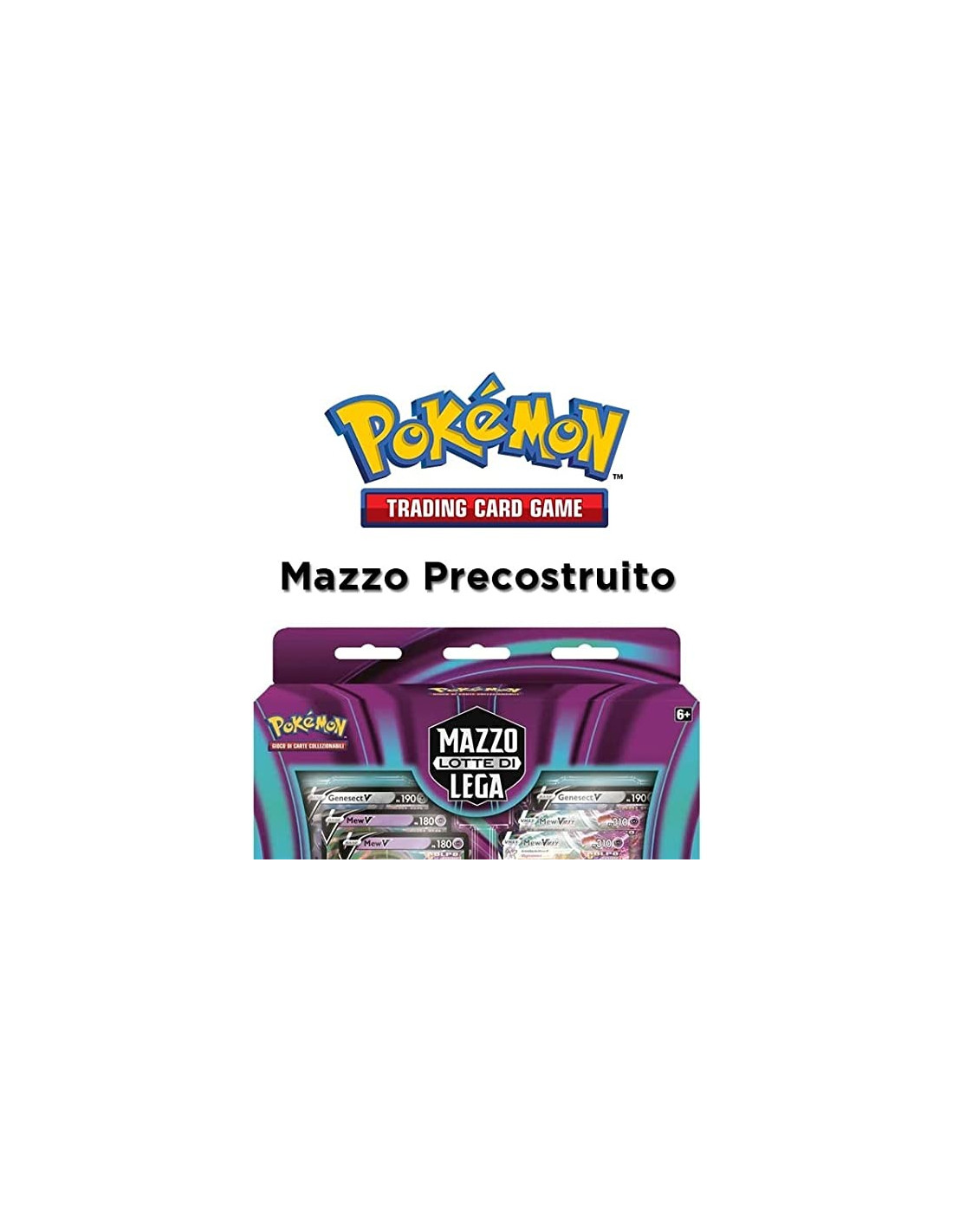 Pokemon Mazzi Lotte Di Lega Mew Vmax Confezione Speciale Che Contie