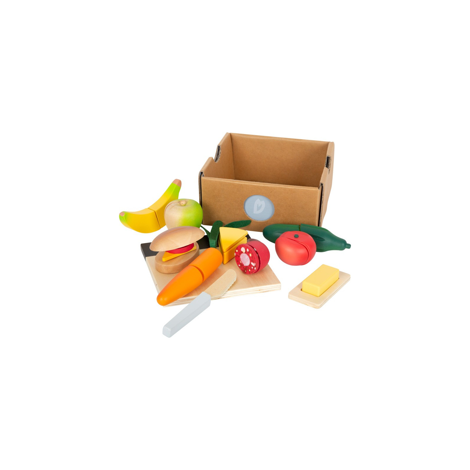 Set pranzo da tagliare „fresh“ - LEGLER - LEGNO - td-toys.it