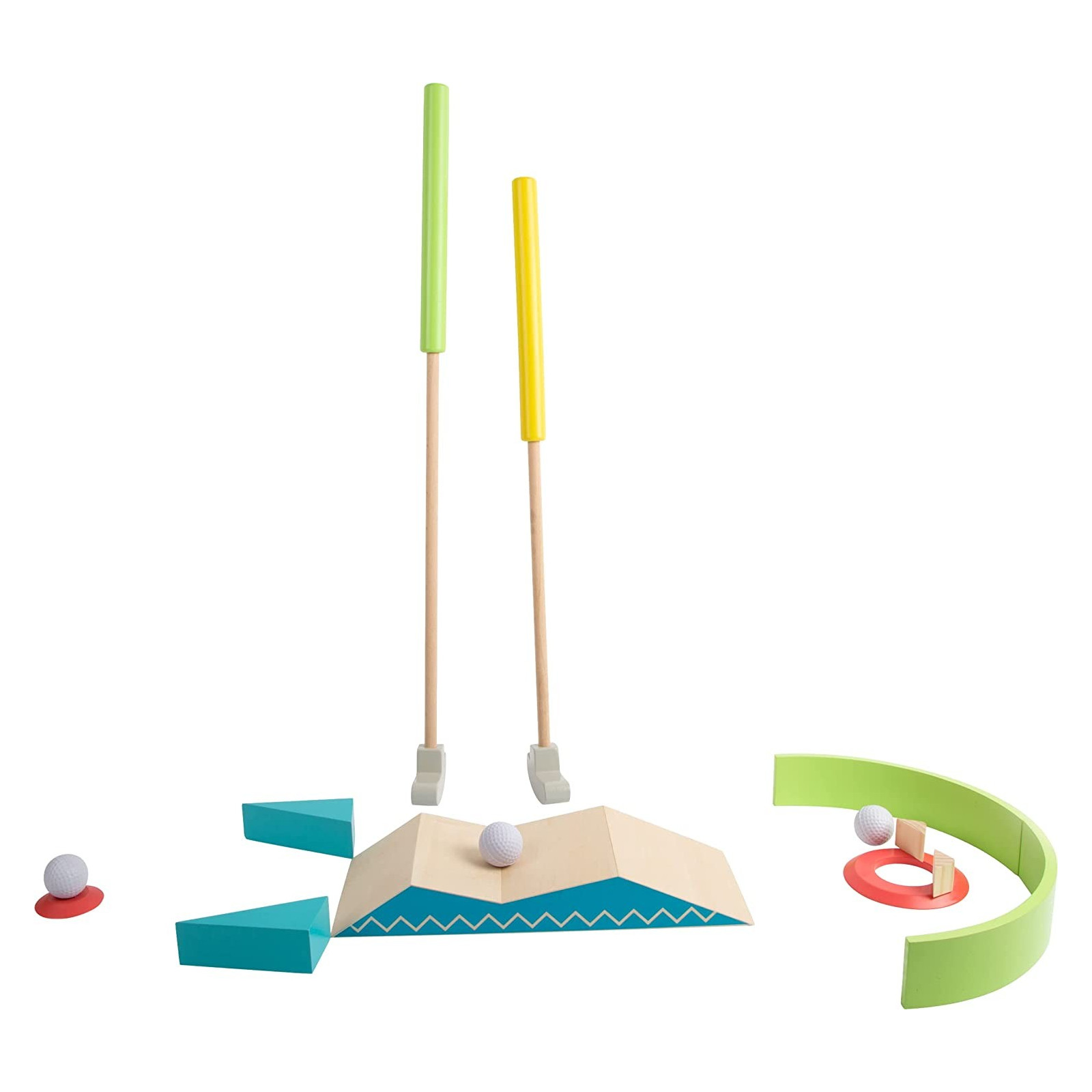 Set da Minigolf "Active" FSC 100% - LEGLER - LEGNO - td-toys.it