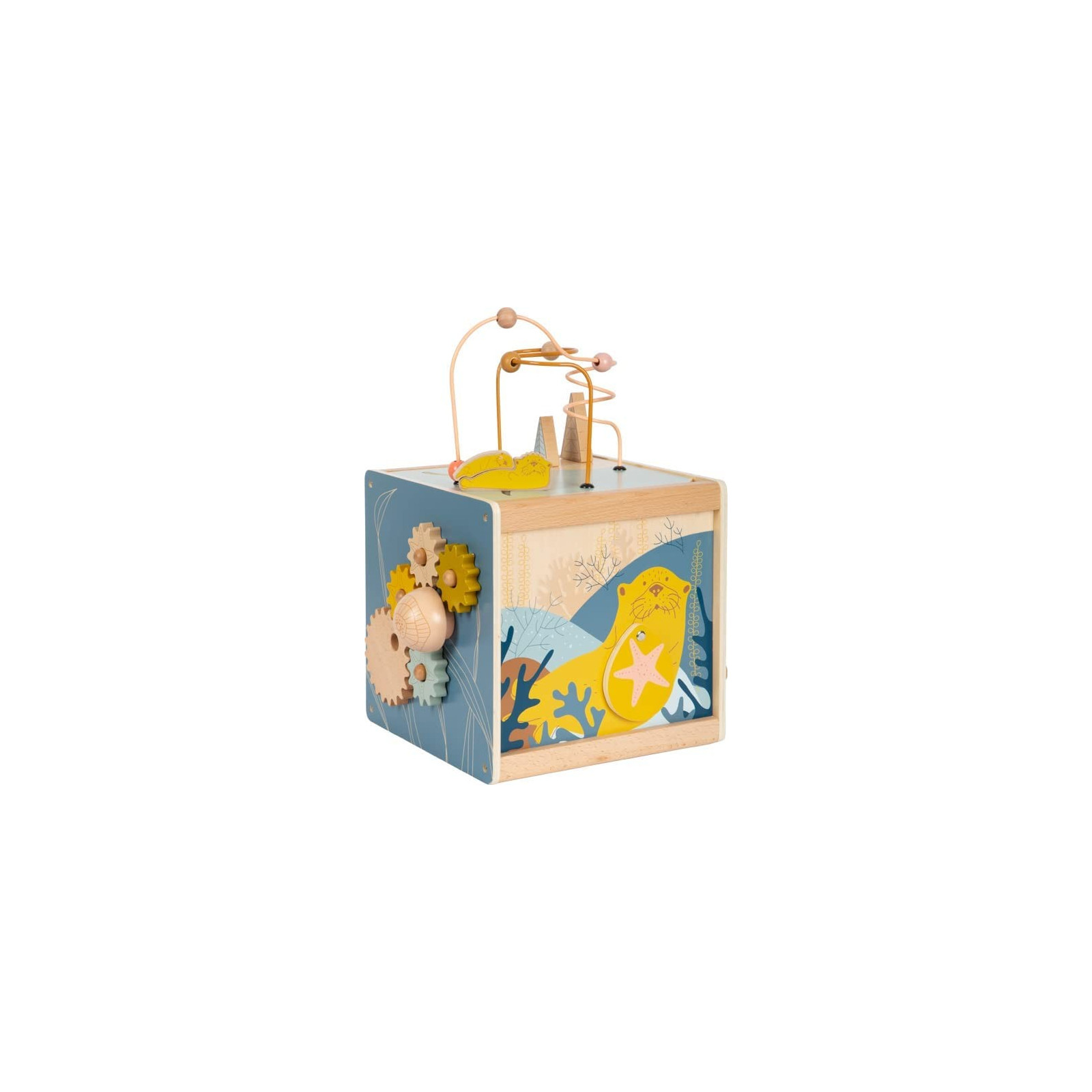 Cubo motricità "Seaside" - LEGLER - WOOD - td-toys.it