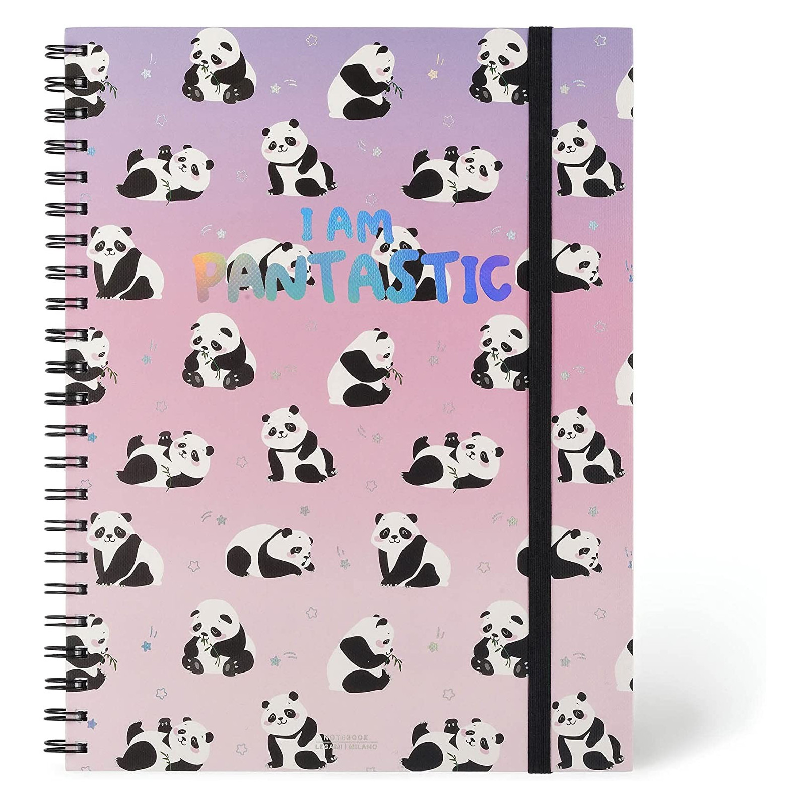 QUADERNO SPIRALATO 3 IN 1 - MAXI TRIO SPIRALNOTEBOOK - PANDA-LEGAMI MILANO