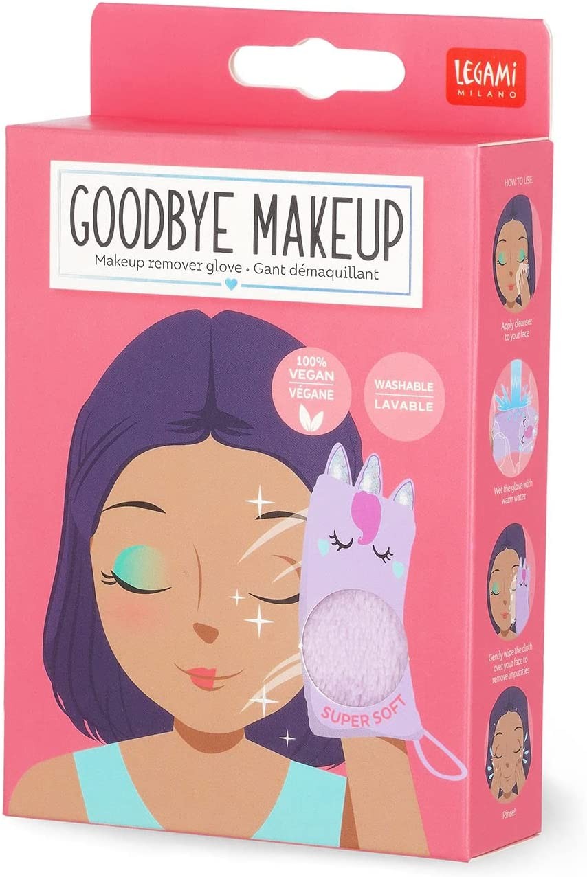 GUANTO STRUCCANTE - GOODBYE MAKEUP! -UNICORN CARATTERISTICHE: in