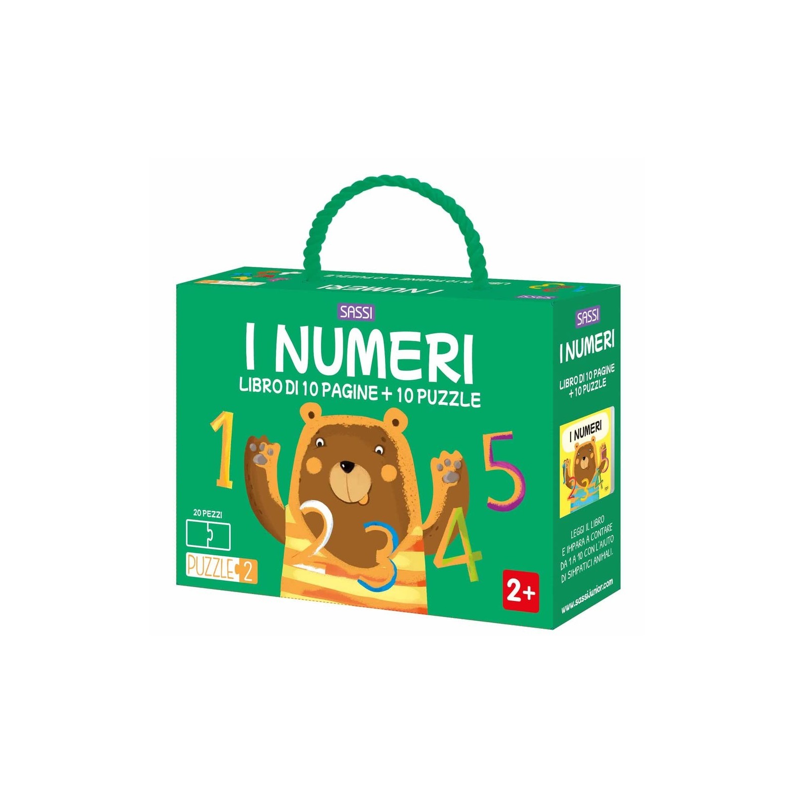 I numeri. Puzzle 2. Ediz. a colori. Con 10 puzzle-SASSI EDITORE