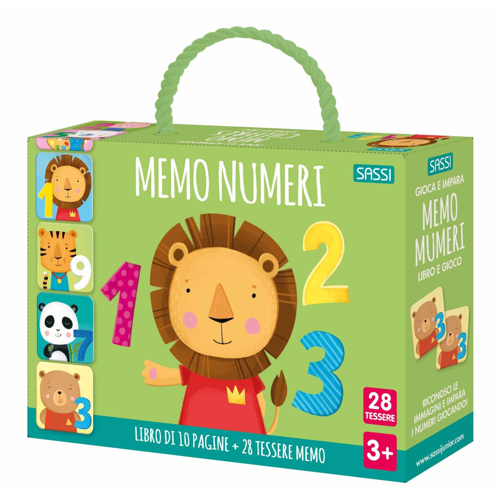 MEMO-NUMERI - SASSI EDITORE - SASSI EDITORE - td-toys.it