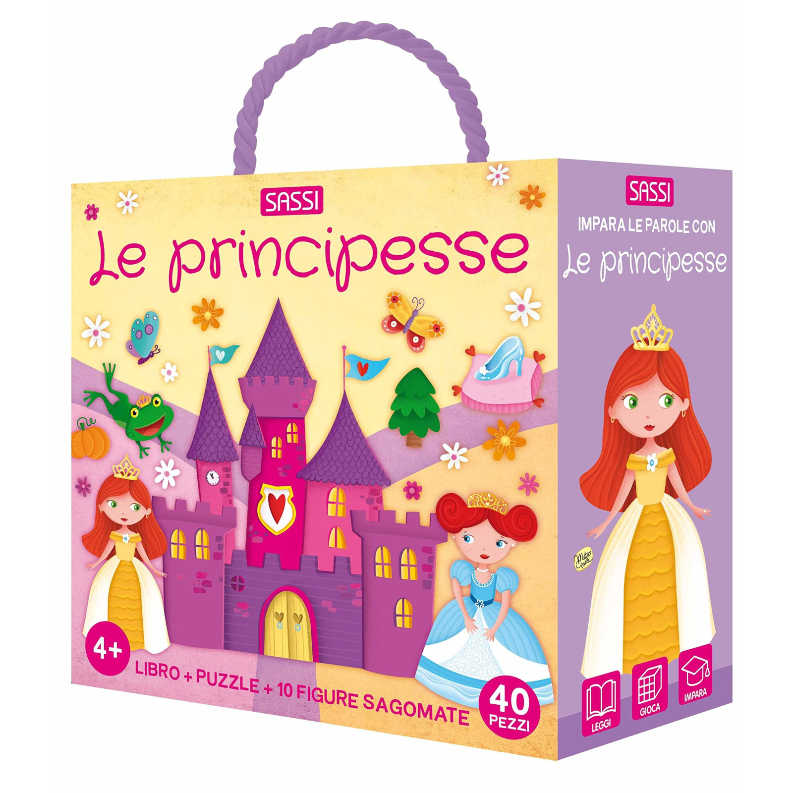 Le principesse. Q-box. Ediz. a colori. Con 10 figure sagomate. Con puzzle-SASSI EDITORE